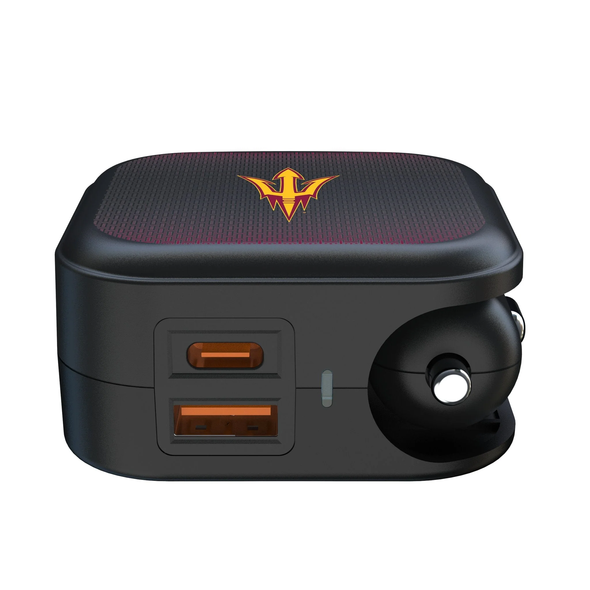Arizona State University Sun Devils Linen 2 in 1 USB A/C Charger - Image 2