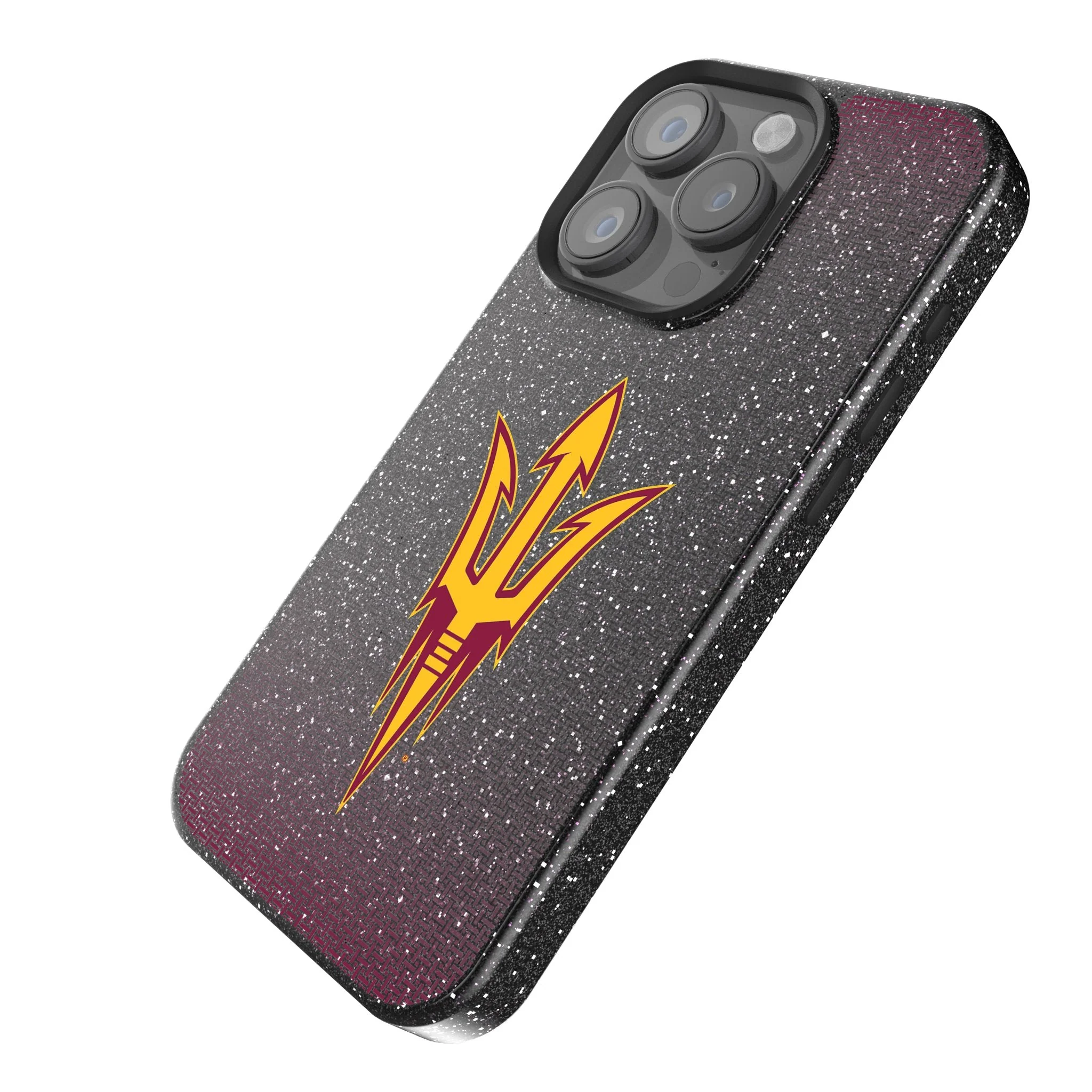 Arizona State University Sun Devils Linen Bling Phone Case for Apple iPhone - Image 2