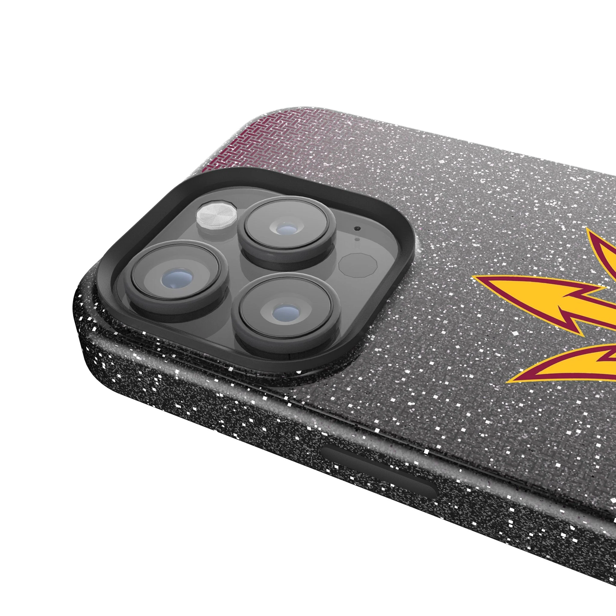 Arizona State University Sun Devils Linen Bling Phone Case for Apple iPhone - Image 4