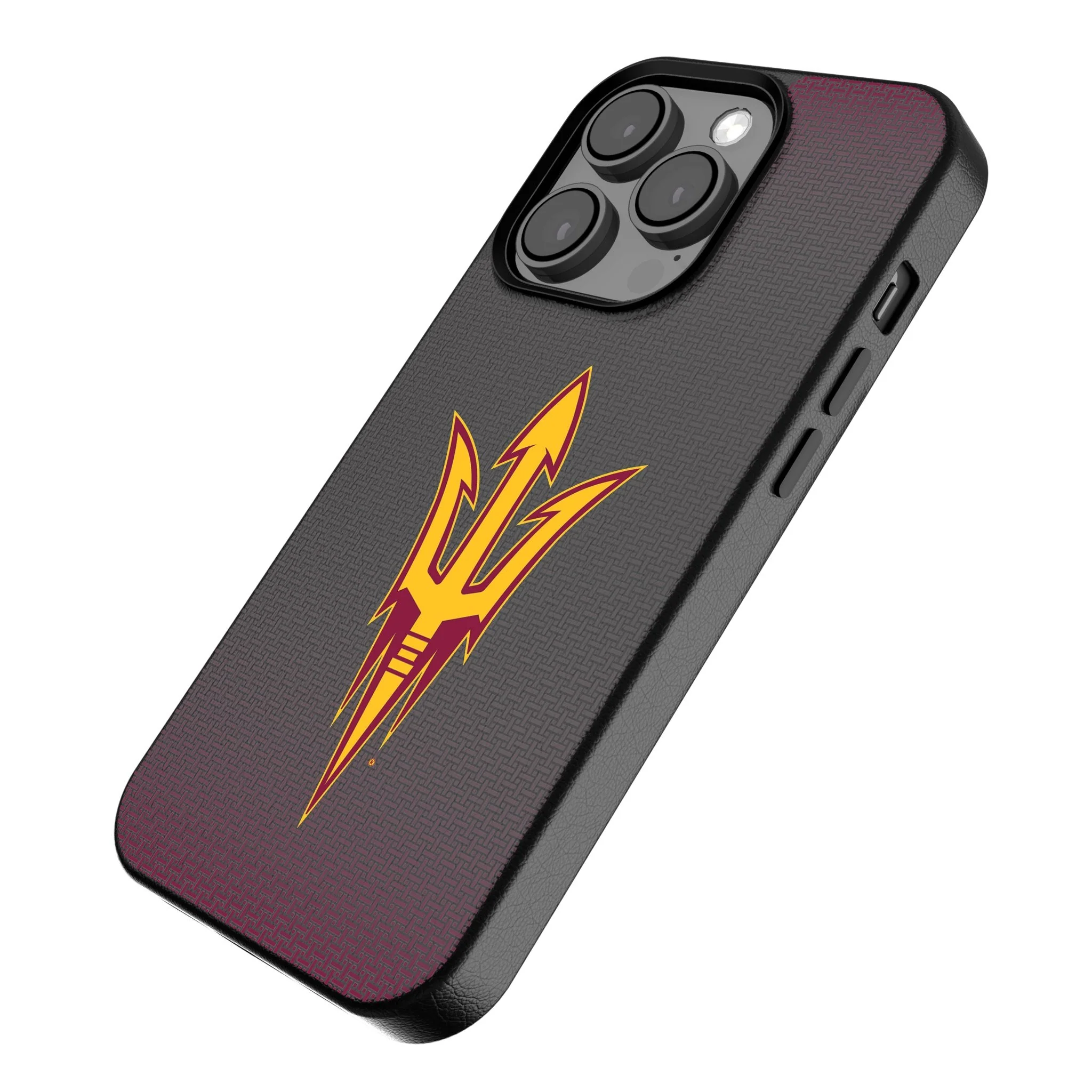 Arizona State University Sun Devils Linen MagSafe Compatible Phone Case for Apple iPhone - Image 2