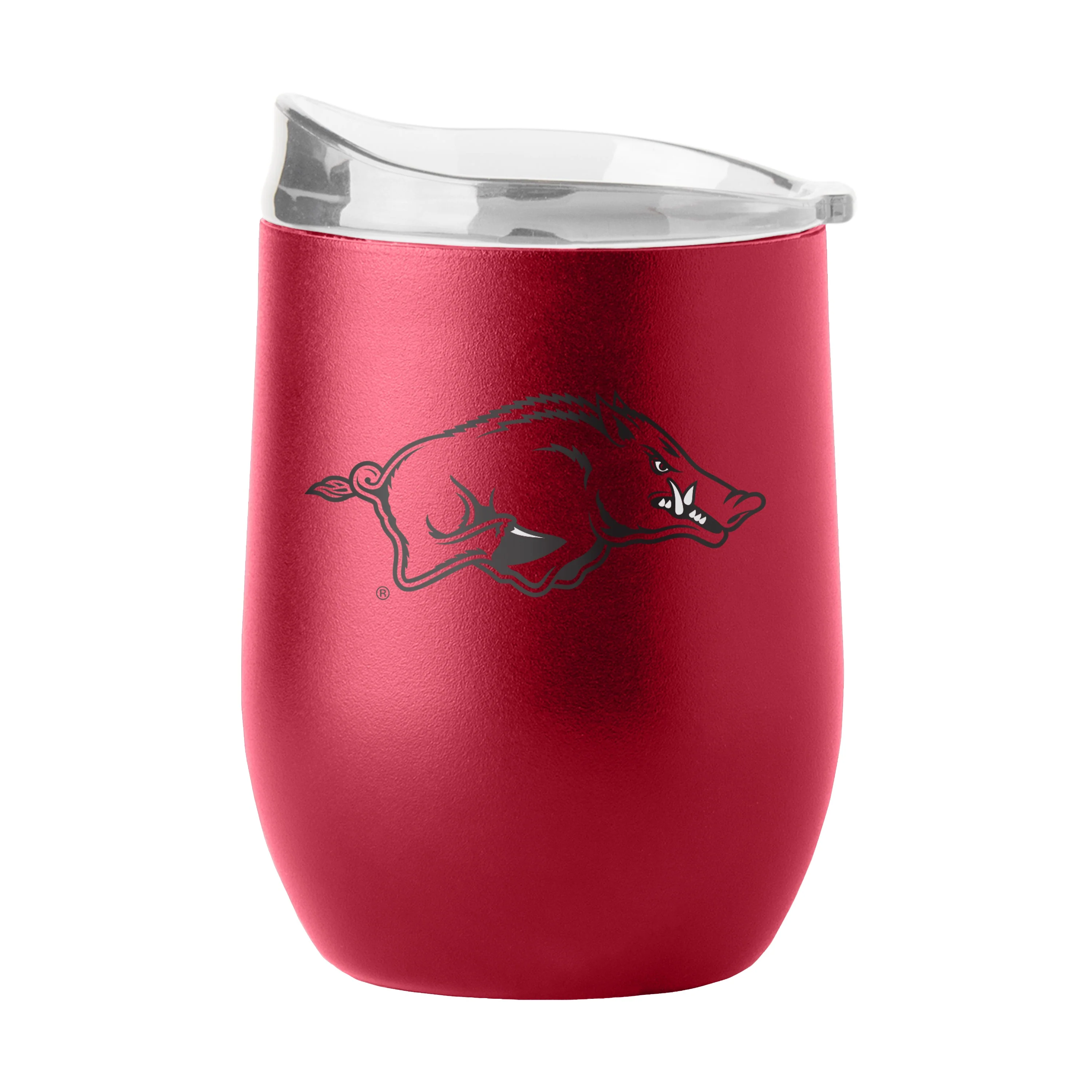 Arkansas Razorbacks 16oz Flipside Powder Coat Curved Beverage