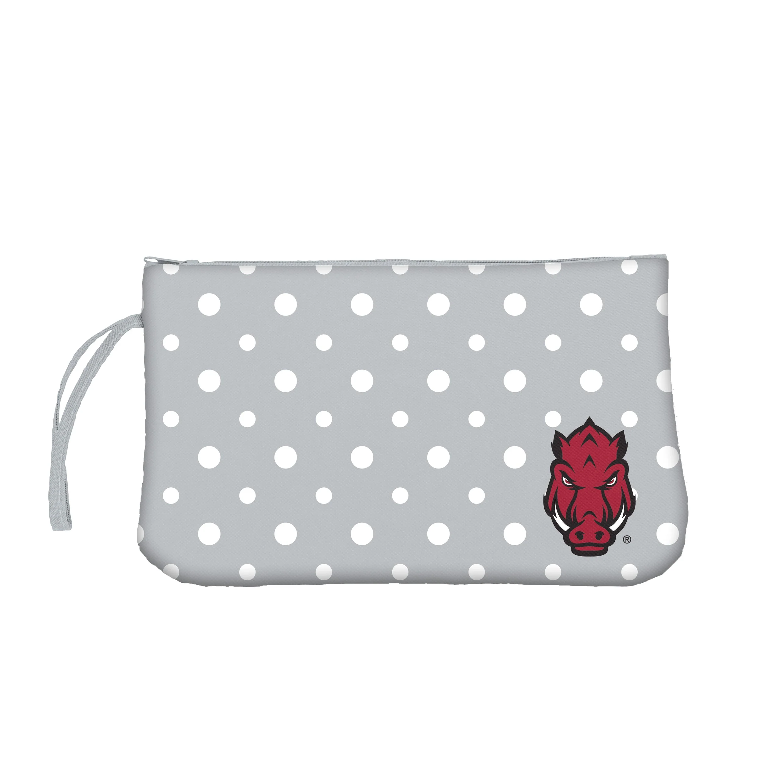 Arkansas Razorbacks Dot Wristlet