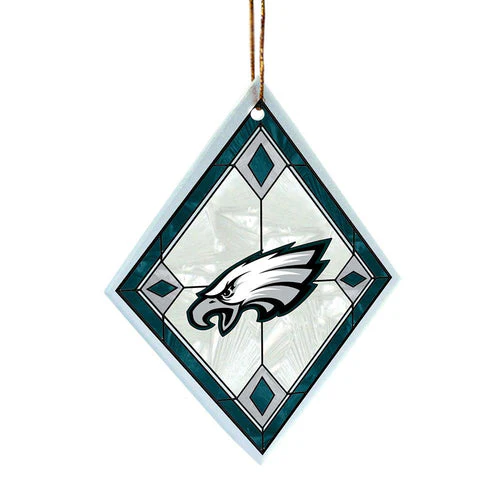 Art Glass Ornament Philadelphia Eagles