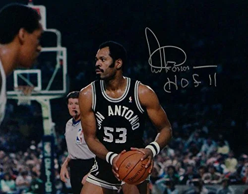Artis Gilmore Signed Spurs 16x20 Looking to Pass Photo W/HOF- Jersey Source Auth - Image 2