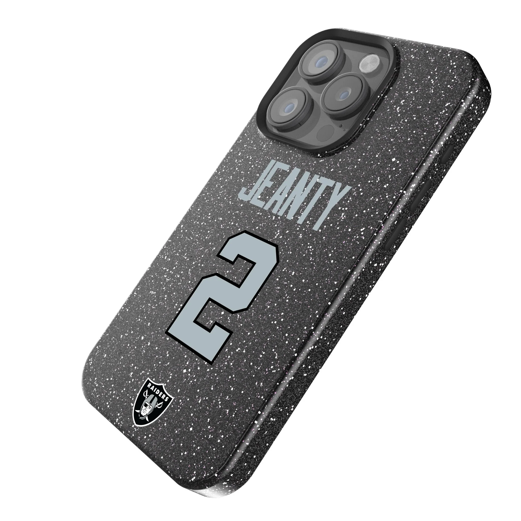 Ashton Jeanty Las Vegas Raiders 2 Game Tactic Bling Phone Case for Apple iPhone - Image 2