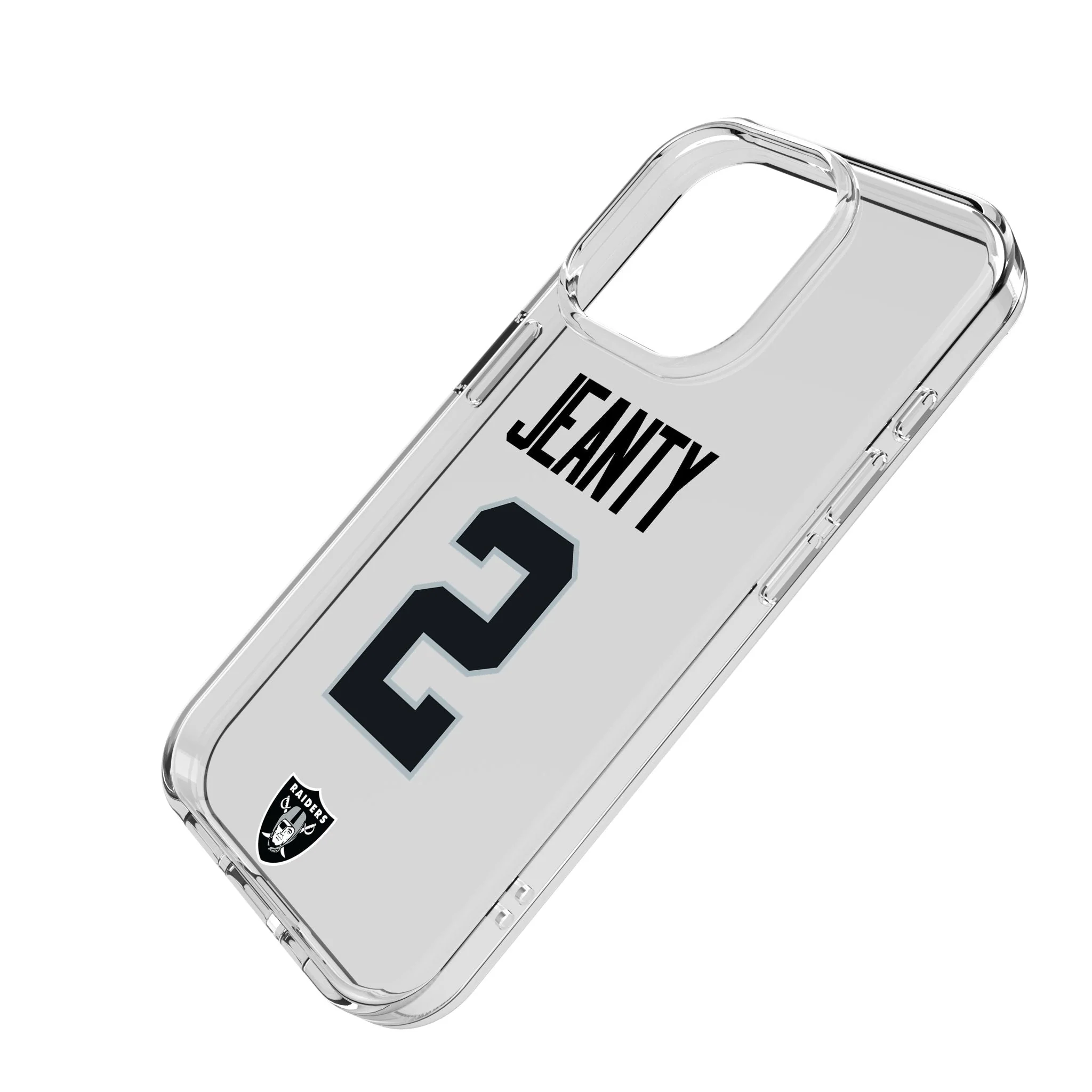 Ashton Jeanty Las Vegas Raiders 2 Game Tactic Clear Phone Case for Apple iPhone - Image 2