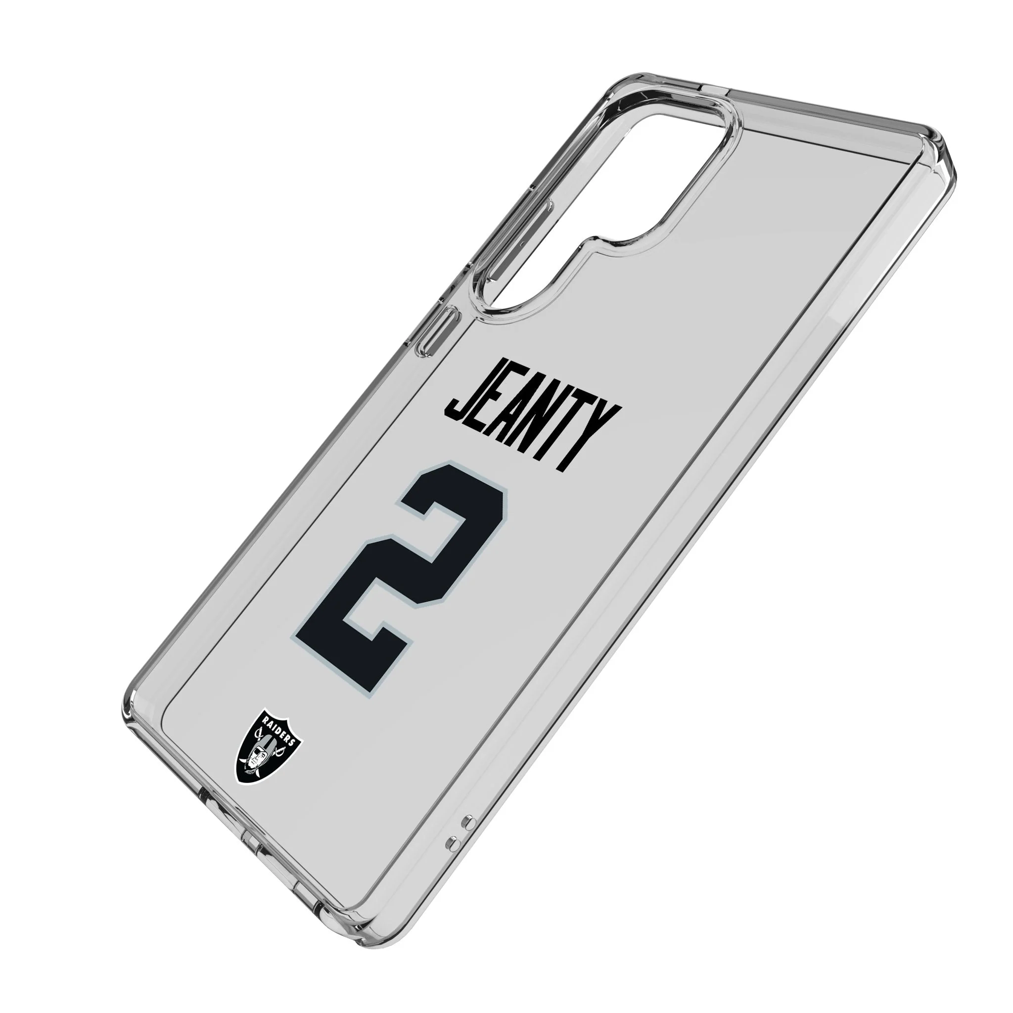 Ashton Jeanty Las Vegas Raiders 2 Game Tactic Clear Phone Case for Samsung Galaxy - Image 2