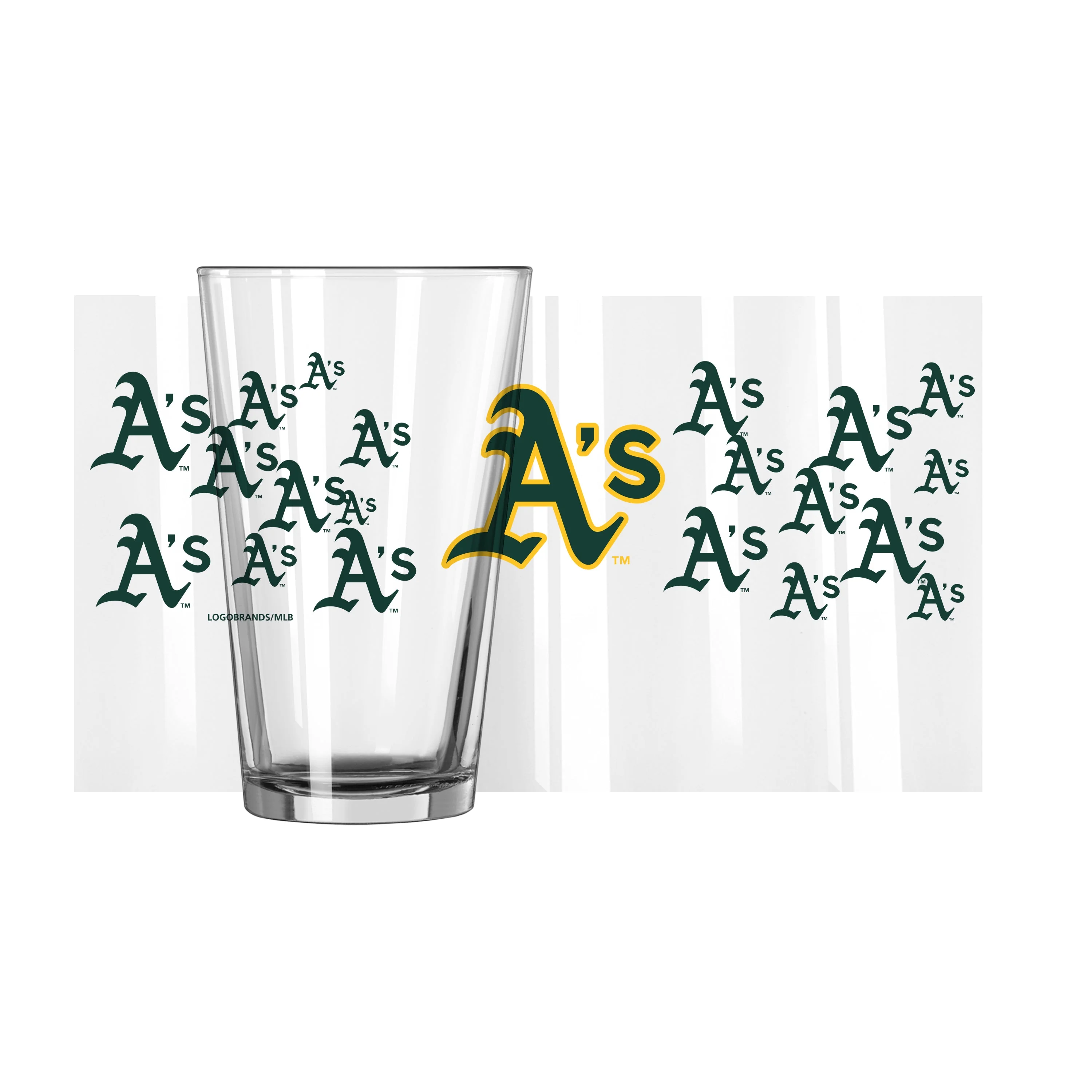 Athletics 16oz Scatter Pint Glass - Image 2