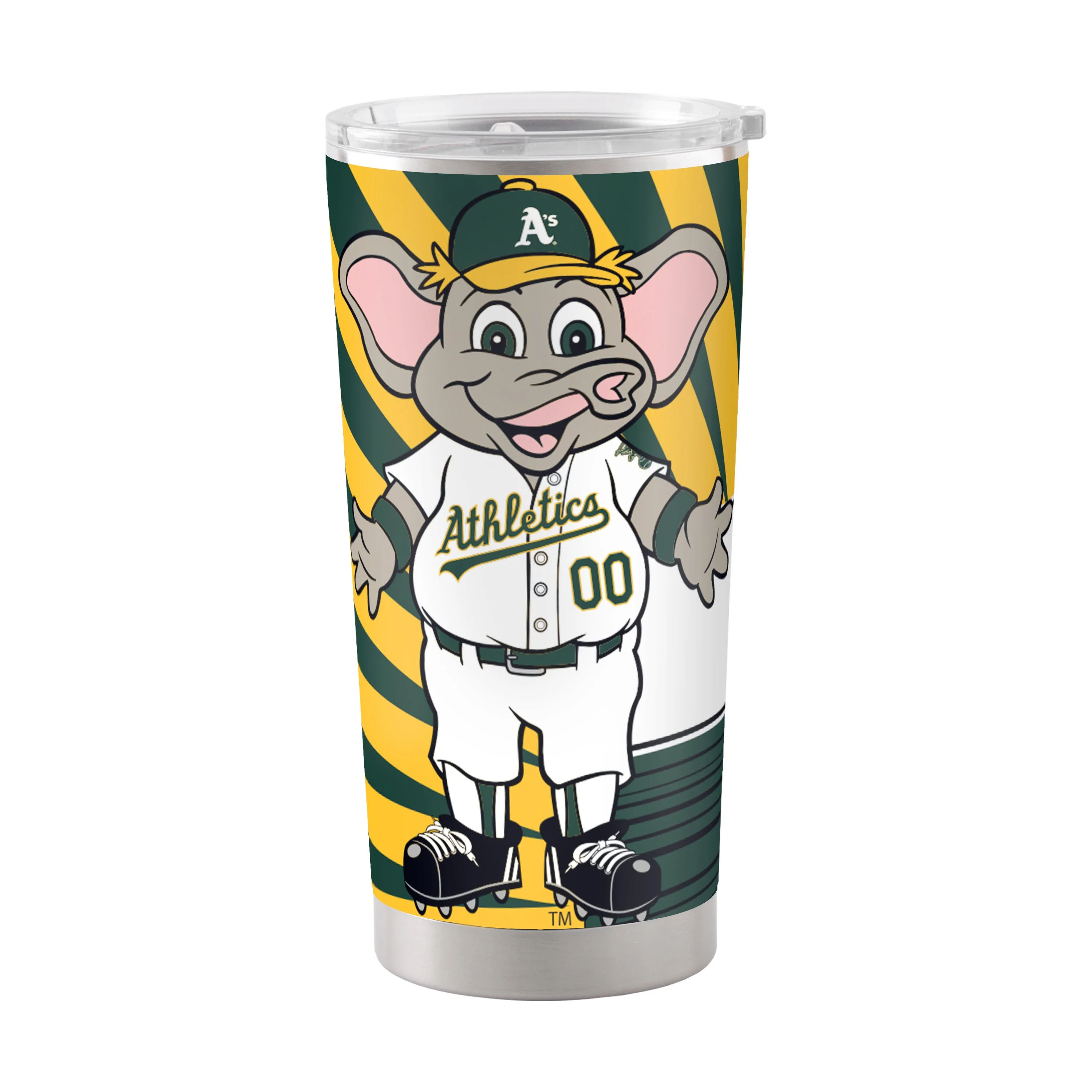 Athletics 20oz Mascot Stainless Steel Tumbler