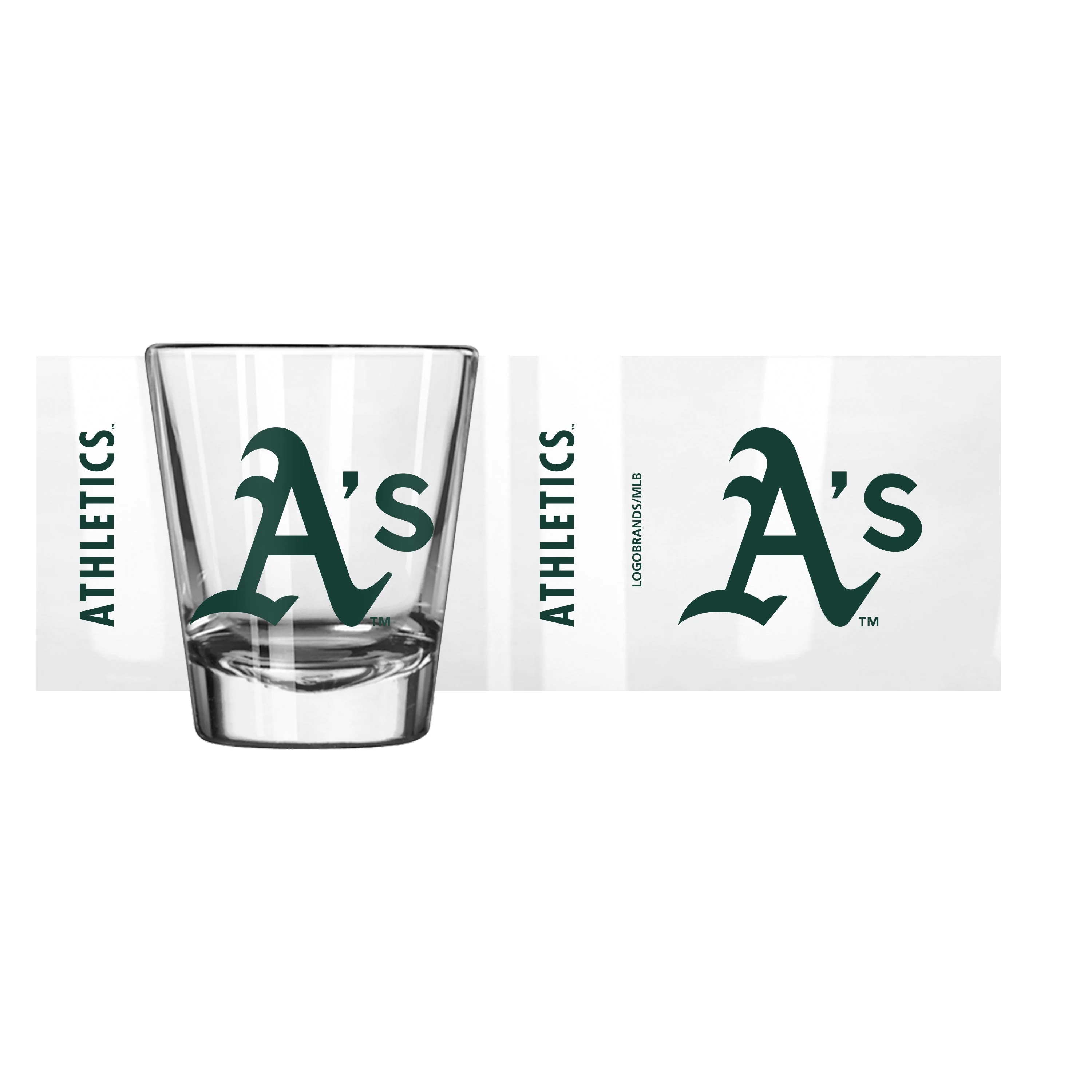 Athletics 2oz Gameday Shot Glass - Image 2