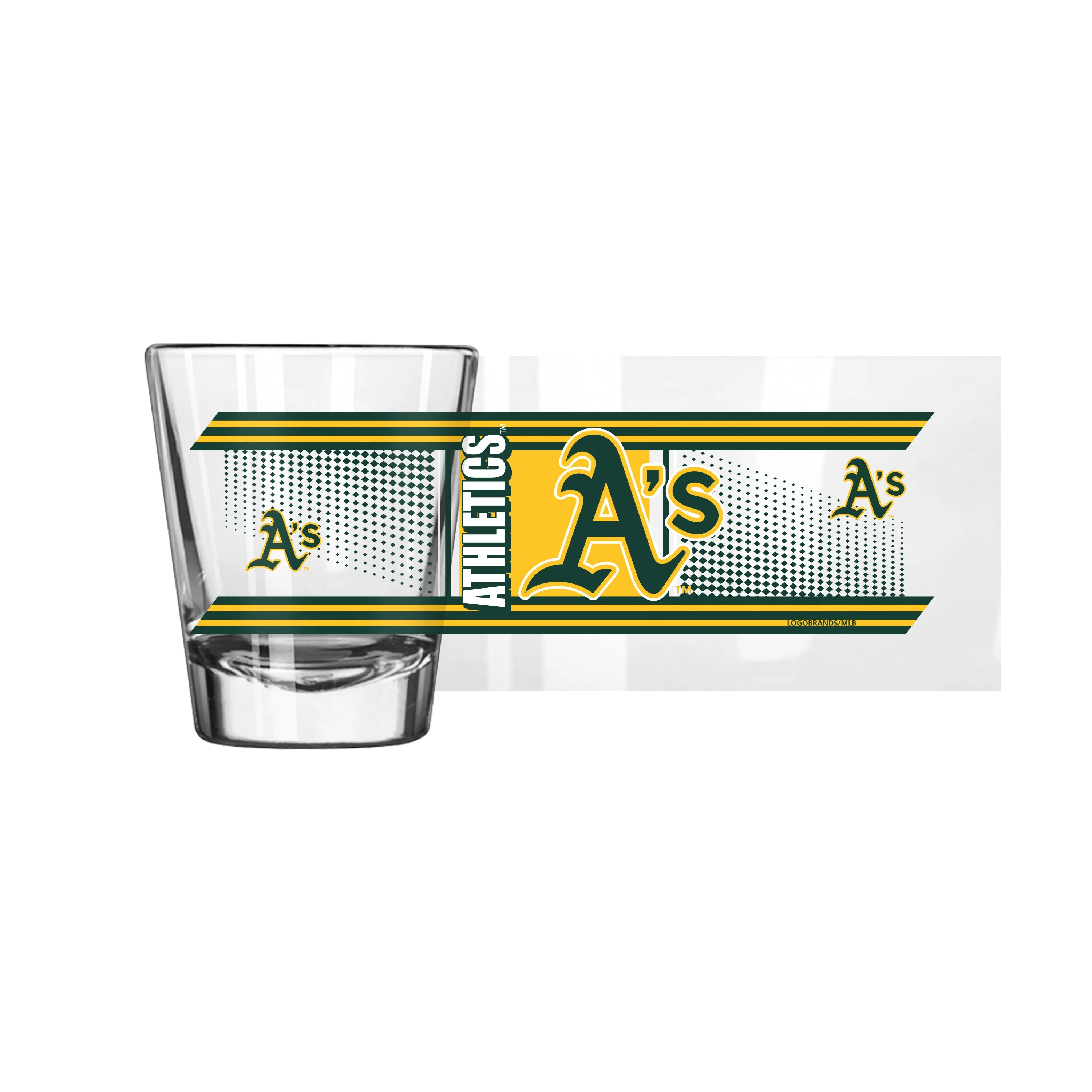 Athletics 2oz Hero Shot Glass - Image 2