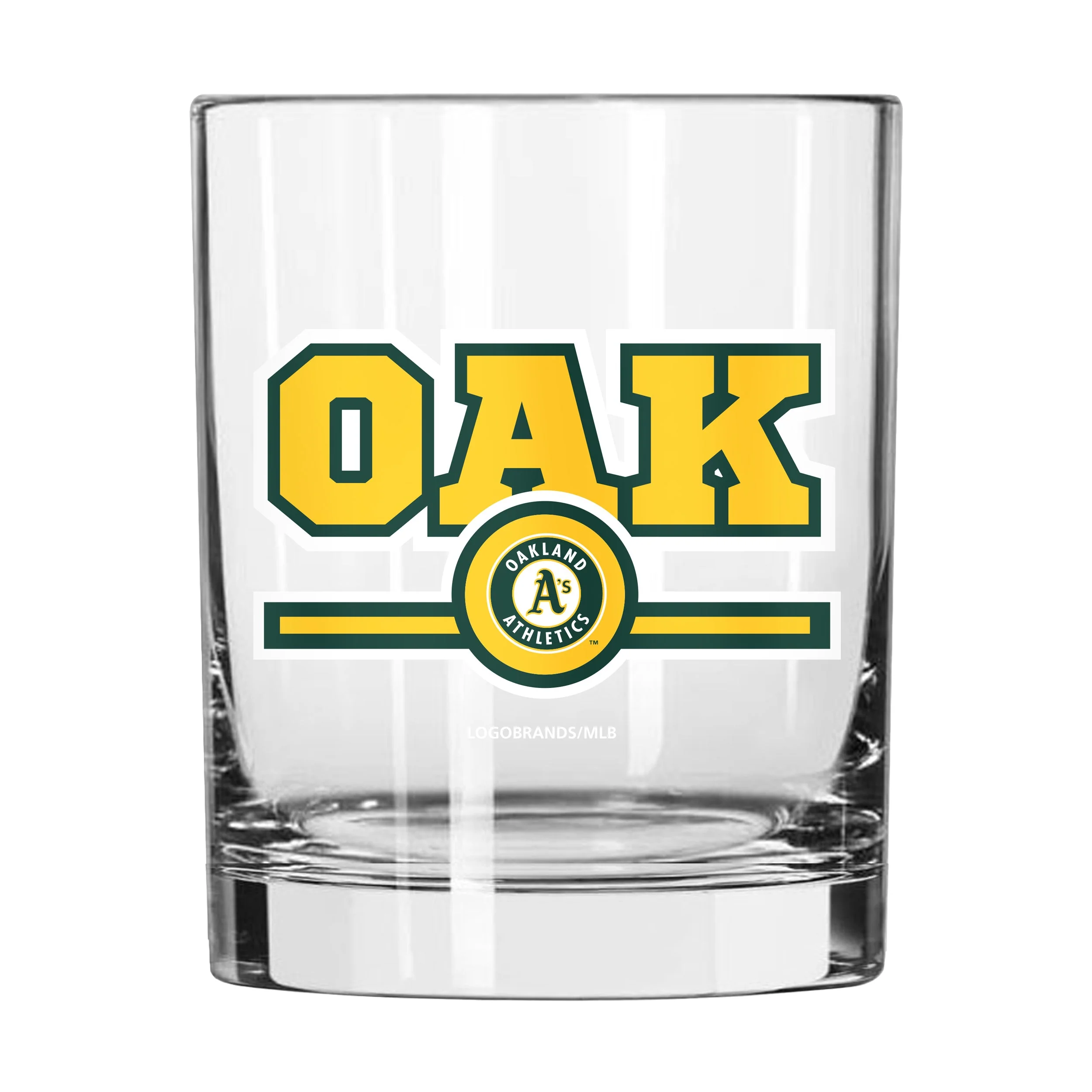 Athletics 14oz Letterman Rocks Glass
