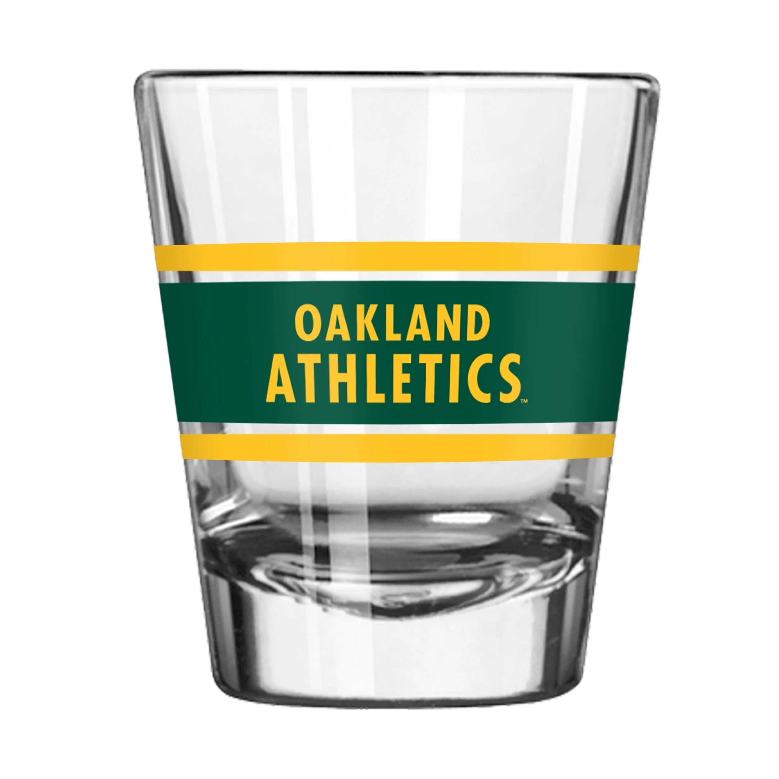 Athletics 2oz Stripe Shot Glass