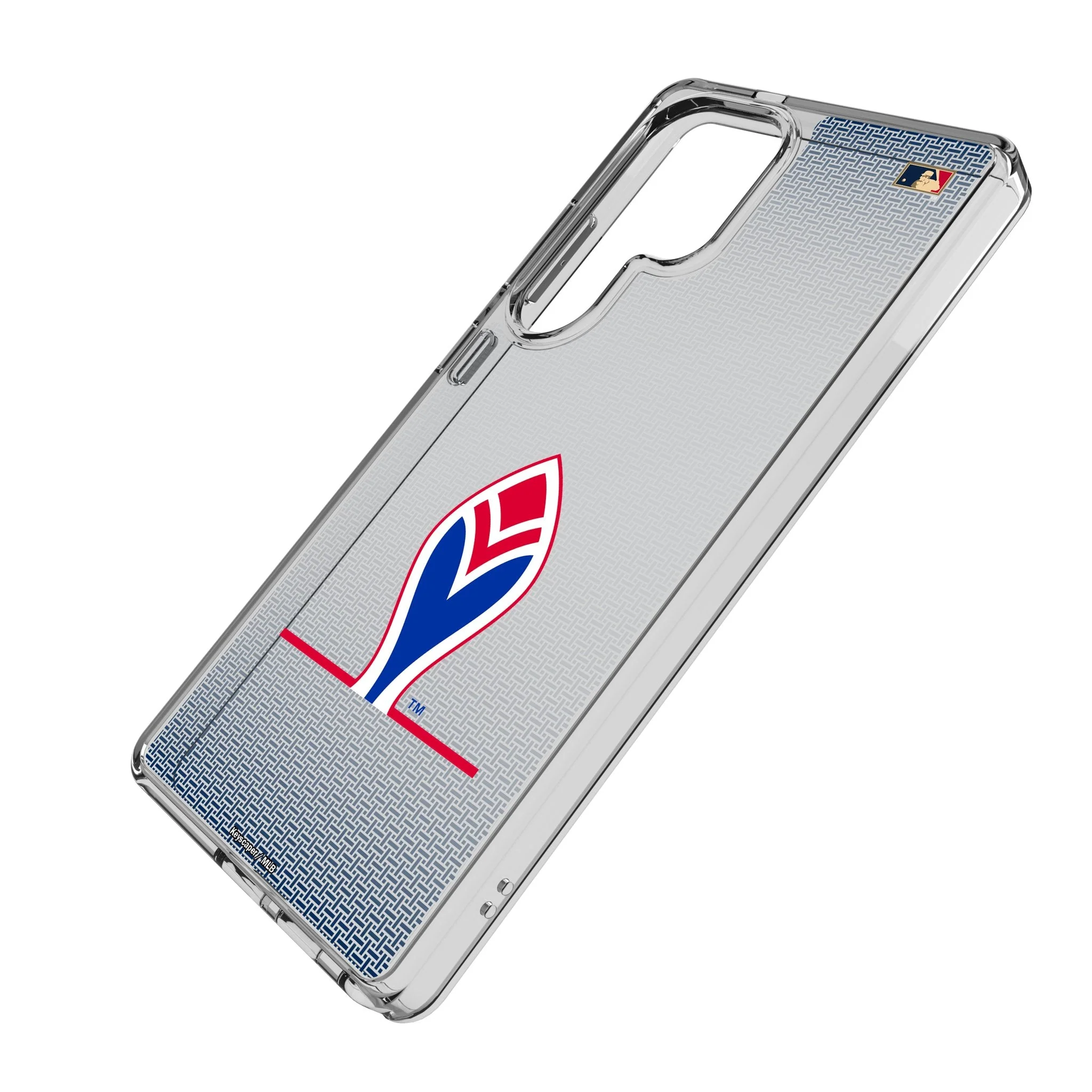 Atlanta Braves 1972-1975 - Cooperstown Collection Linen Clear Phone Case for Samsung Galaxy - Image 2