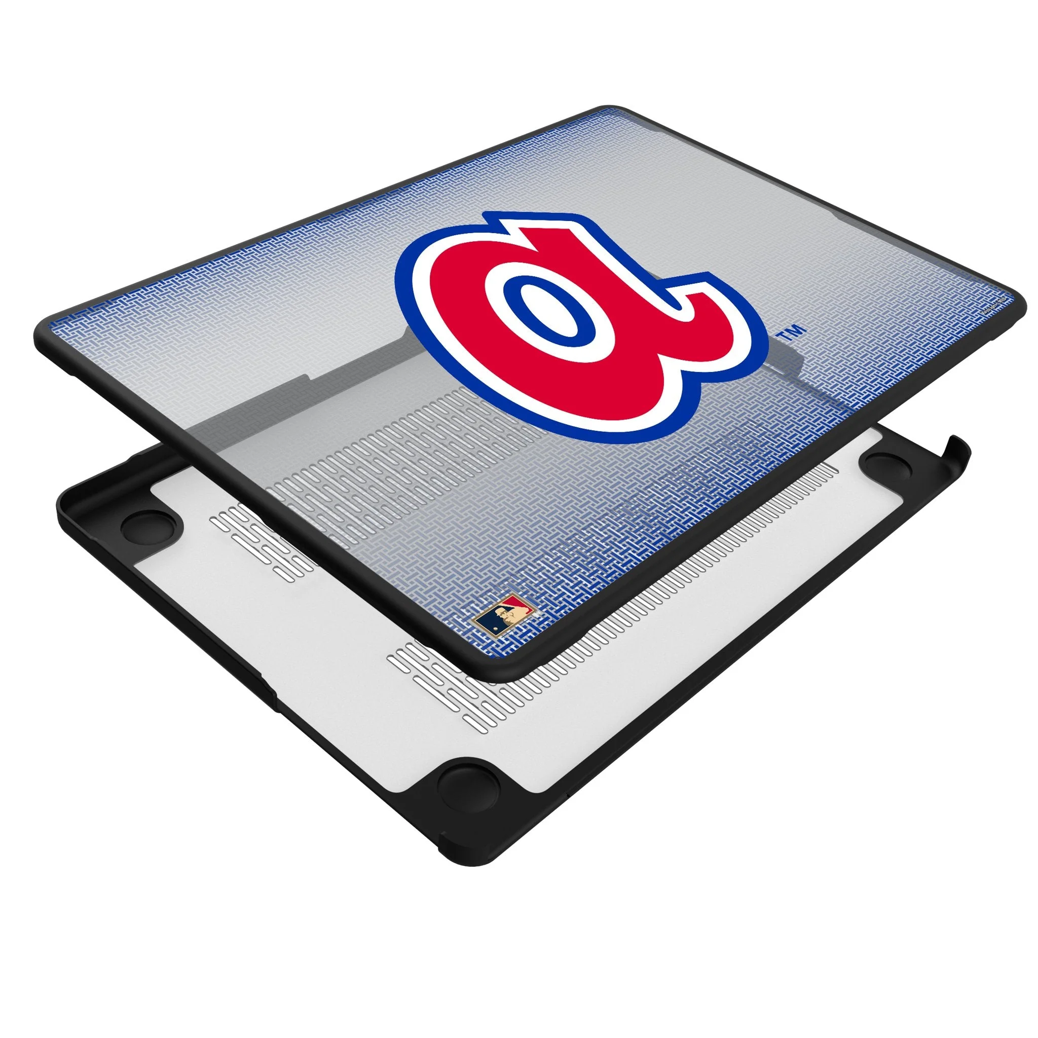Atlanta Braves 1972-1980 - Cooperstown Collection Linen Laptop Case for Apple MacBook - Image 4