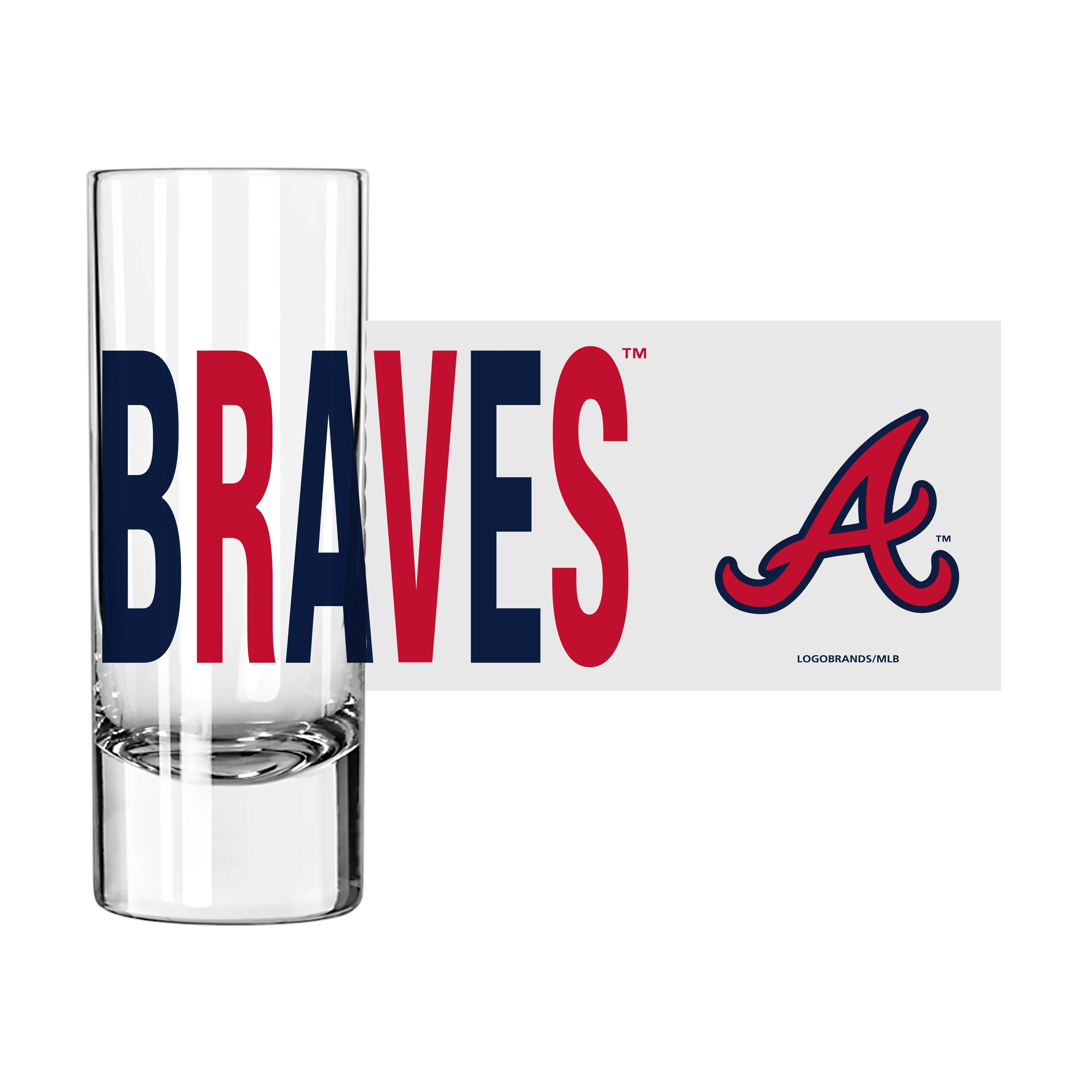Atlanta Braves 2.5oz Overtime Shooter - Image 2