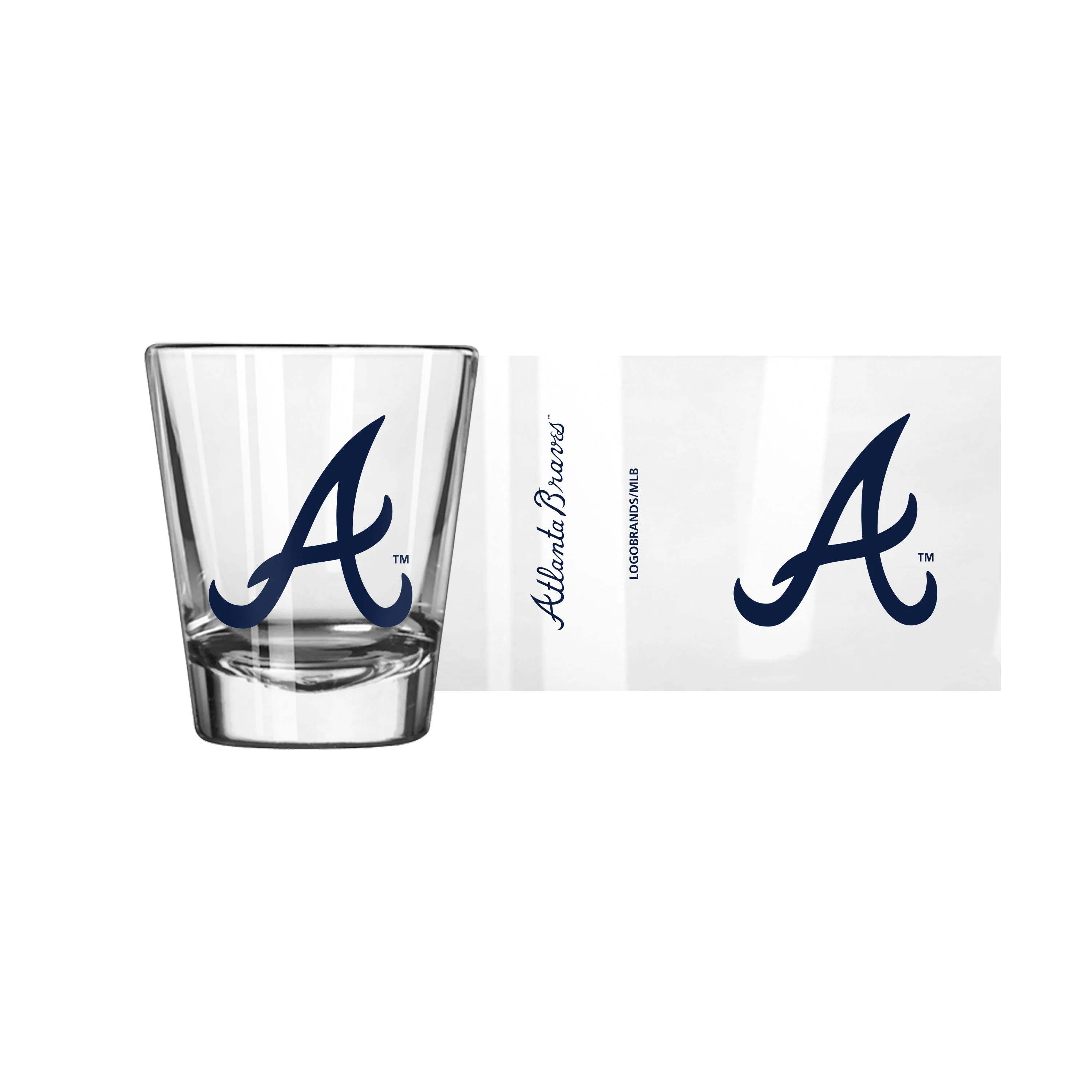 Atlanta Braves 2oz Gameday Shot Glass - Image 2