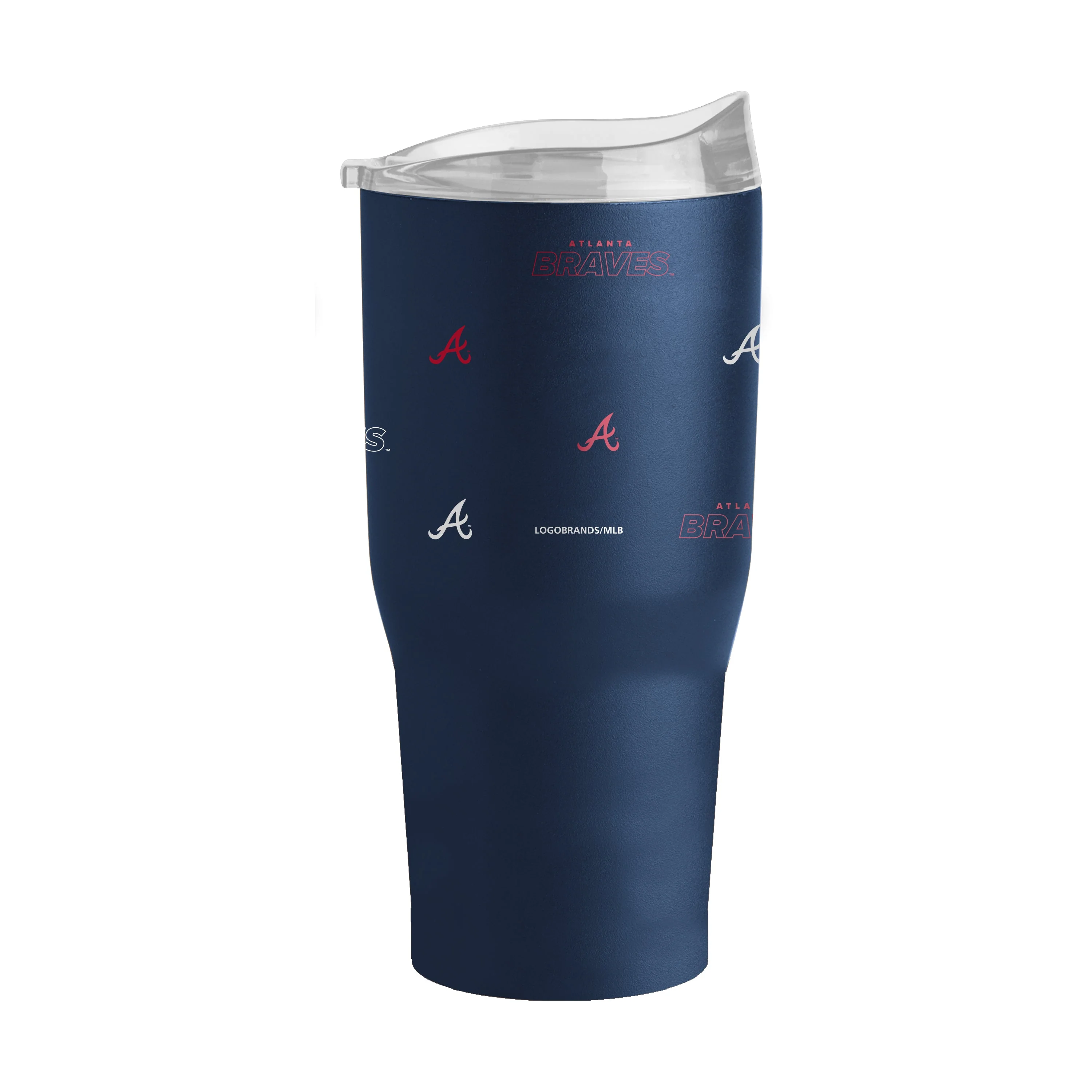 Atlanta Braves 30oz Step And Repeat Powder Coat Tumbler - Image 2