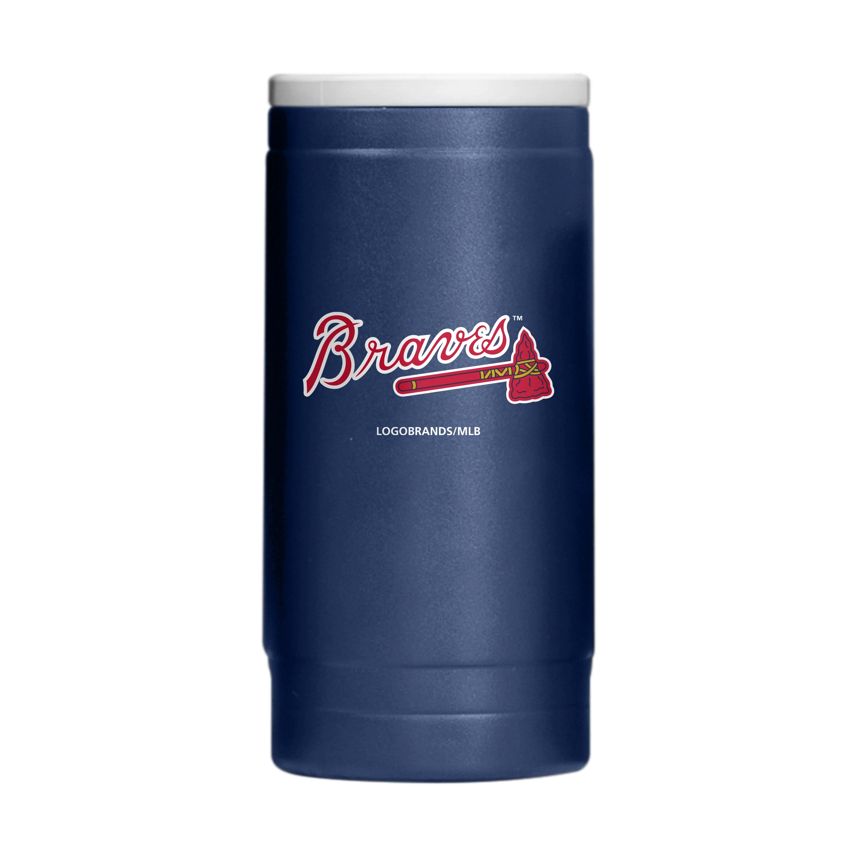 Atlanta Braves Flipside Powder Coat Slim Can Coolie - Image 2
