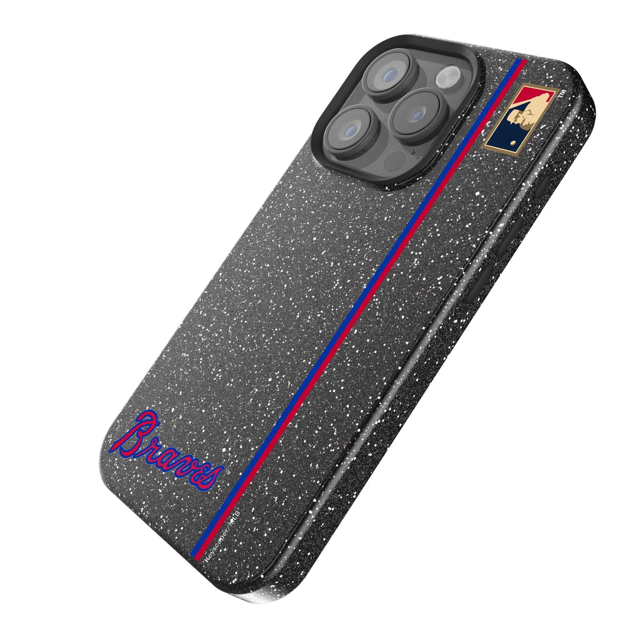 Atlanta Braves Home 2012 - Cooperstown Collection Sidebar Bling Phone Case - Image 2