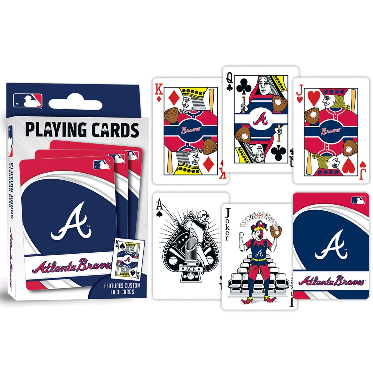 Atlanta Braves 54-Card Deck Playing Cards - Image 3