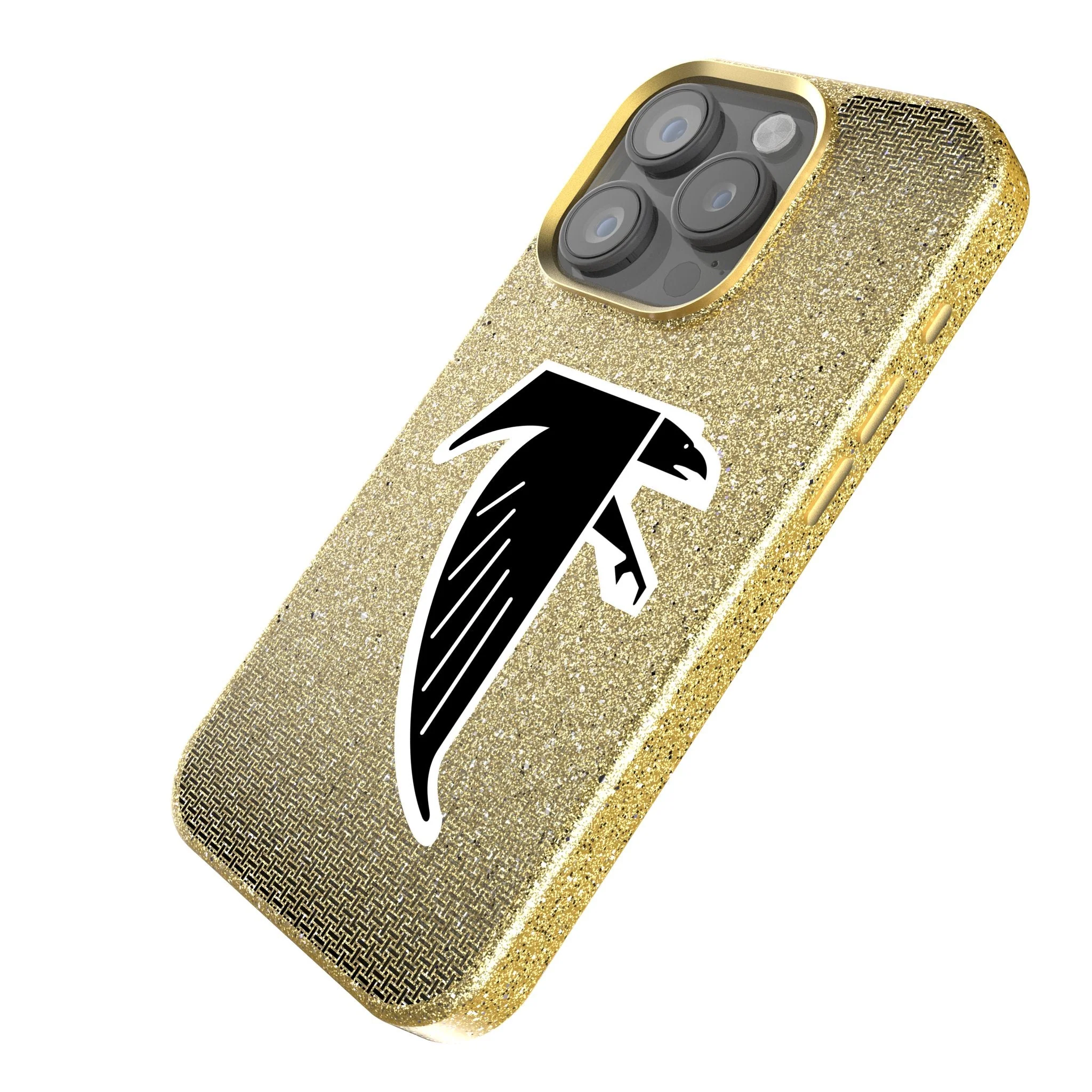 Atlanta Falcons Classic Linen Bling Phone Case for Apple iPhone - Image 2