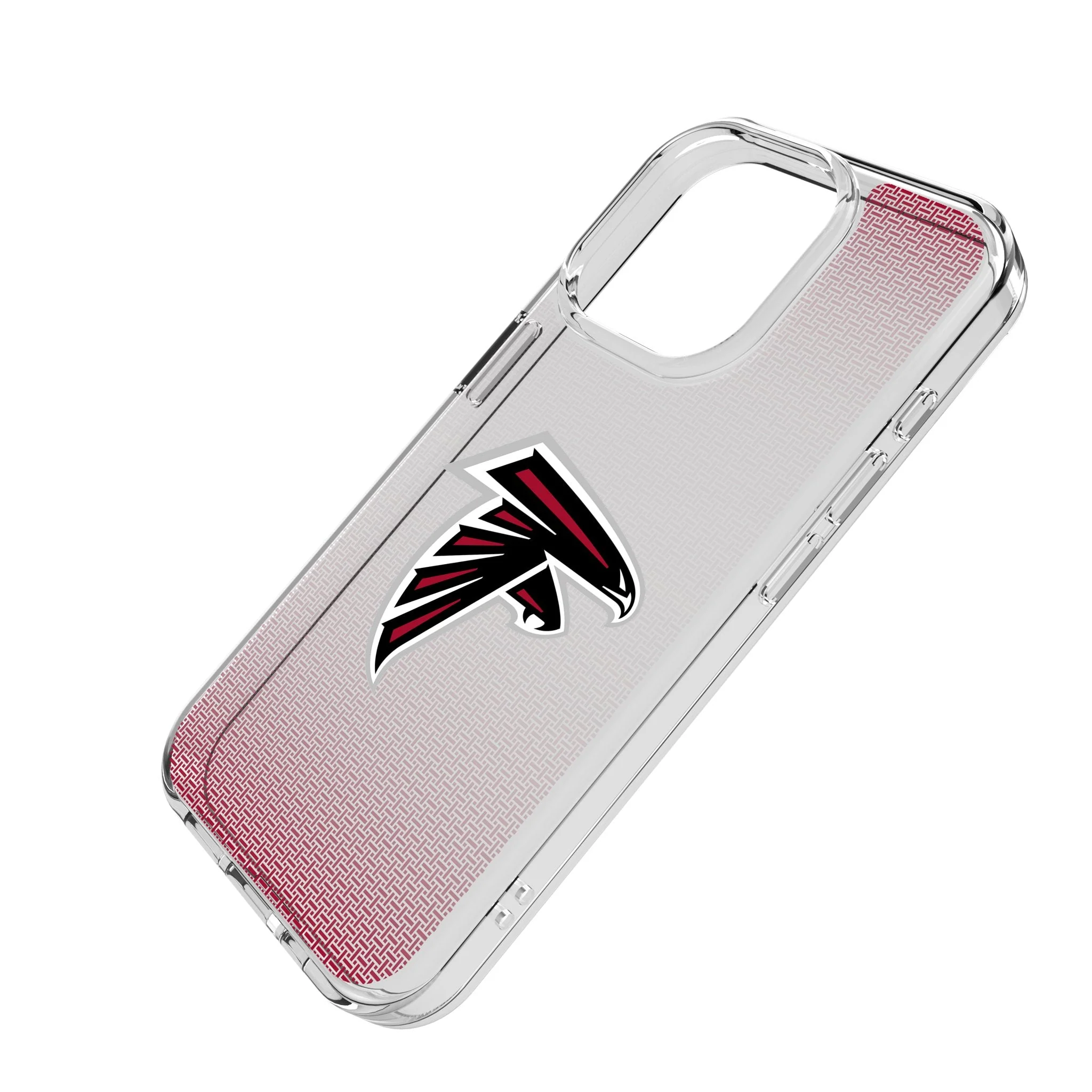 Atlanta Falcons Linen Clear Phone Case for Apple iPhone - Image 2