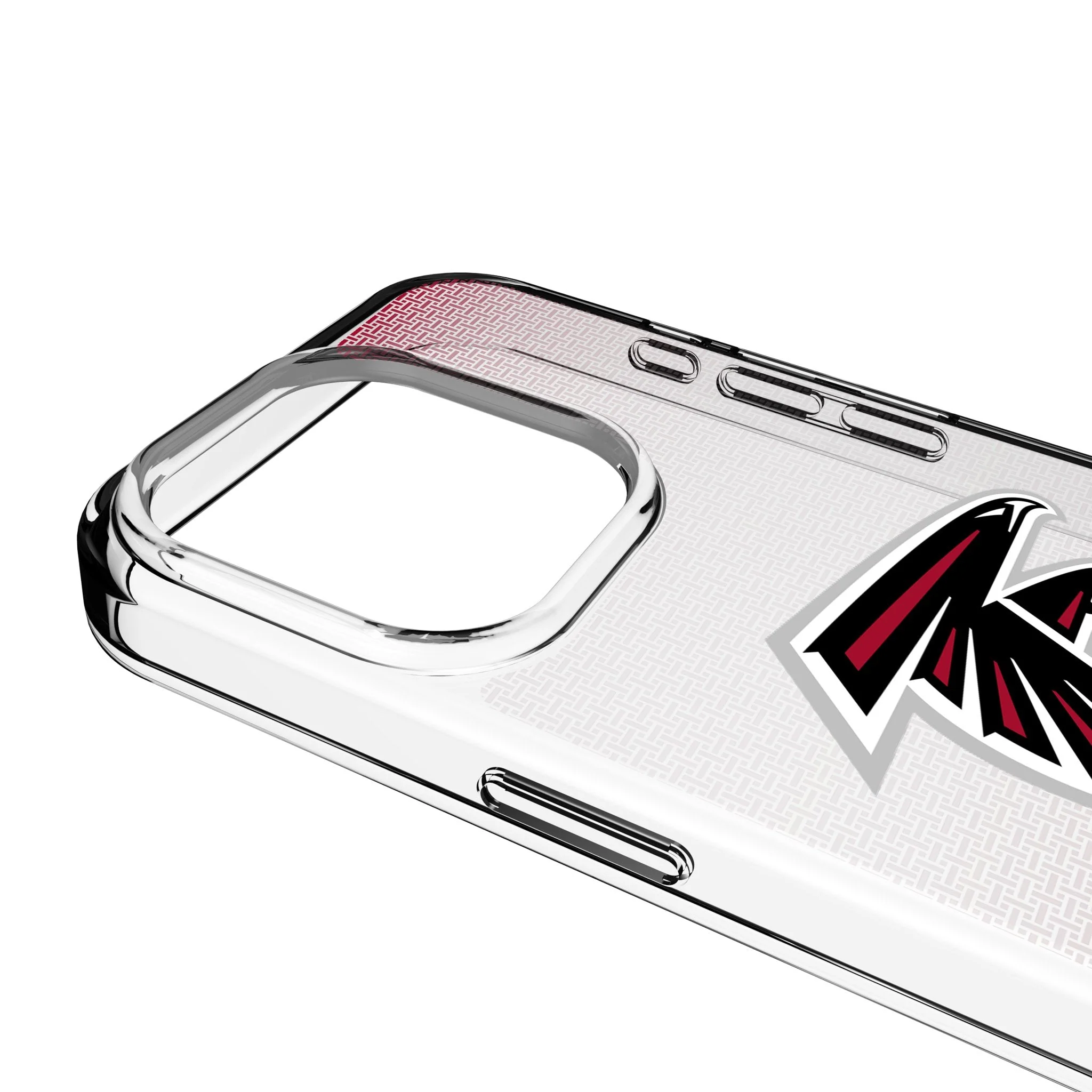 Atlanta Falcons Linen Clear Phone Case for Apple iPhone - Image 3