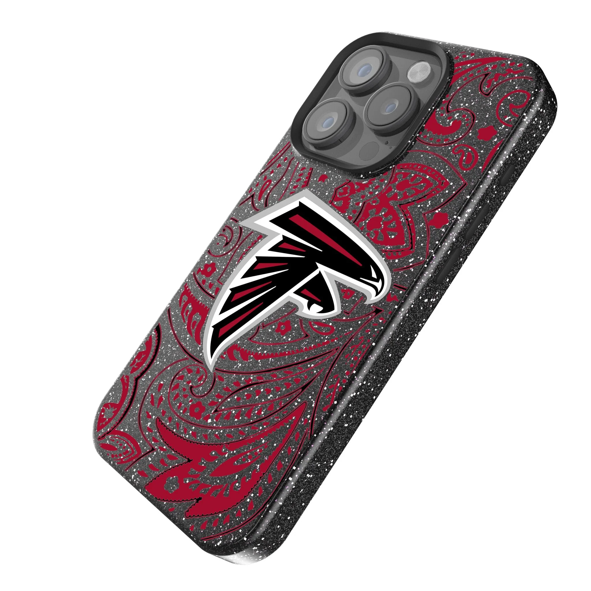 Atlanta Falcons Paisley Bling Phone Case - Image 2