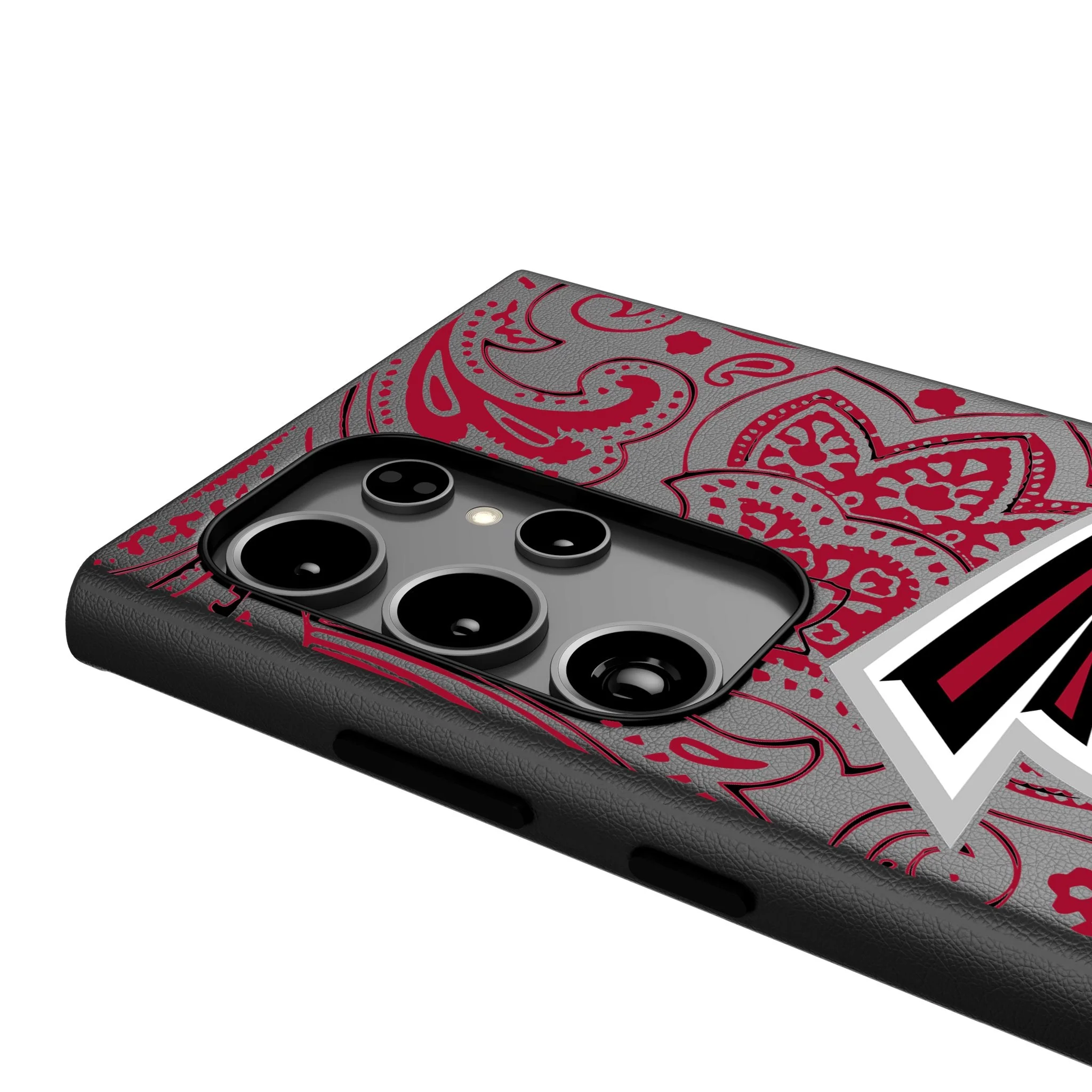 Atlanta Falcons Paisley MagSafe Compatible Phone Case for Samsung Galaxy - Image 4