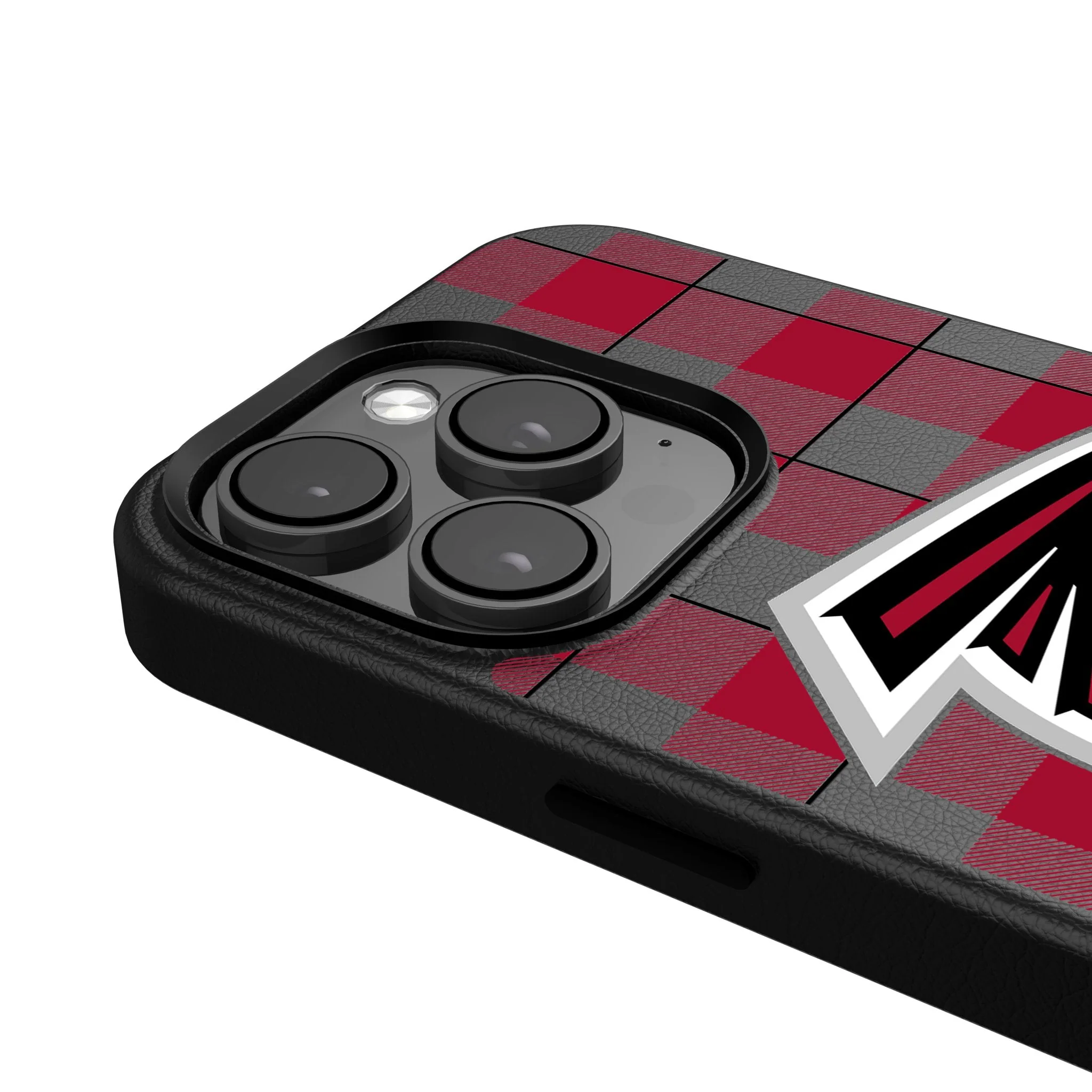Atlanta Falcons Plaid MagSafe Compatible Phone Case for Apple iPhone - Image 4