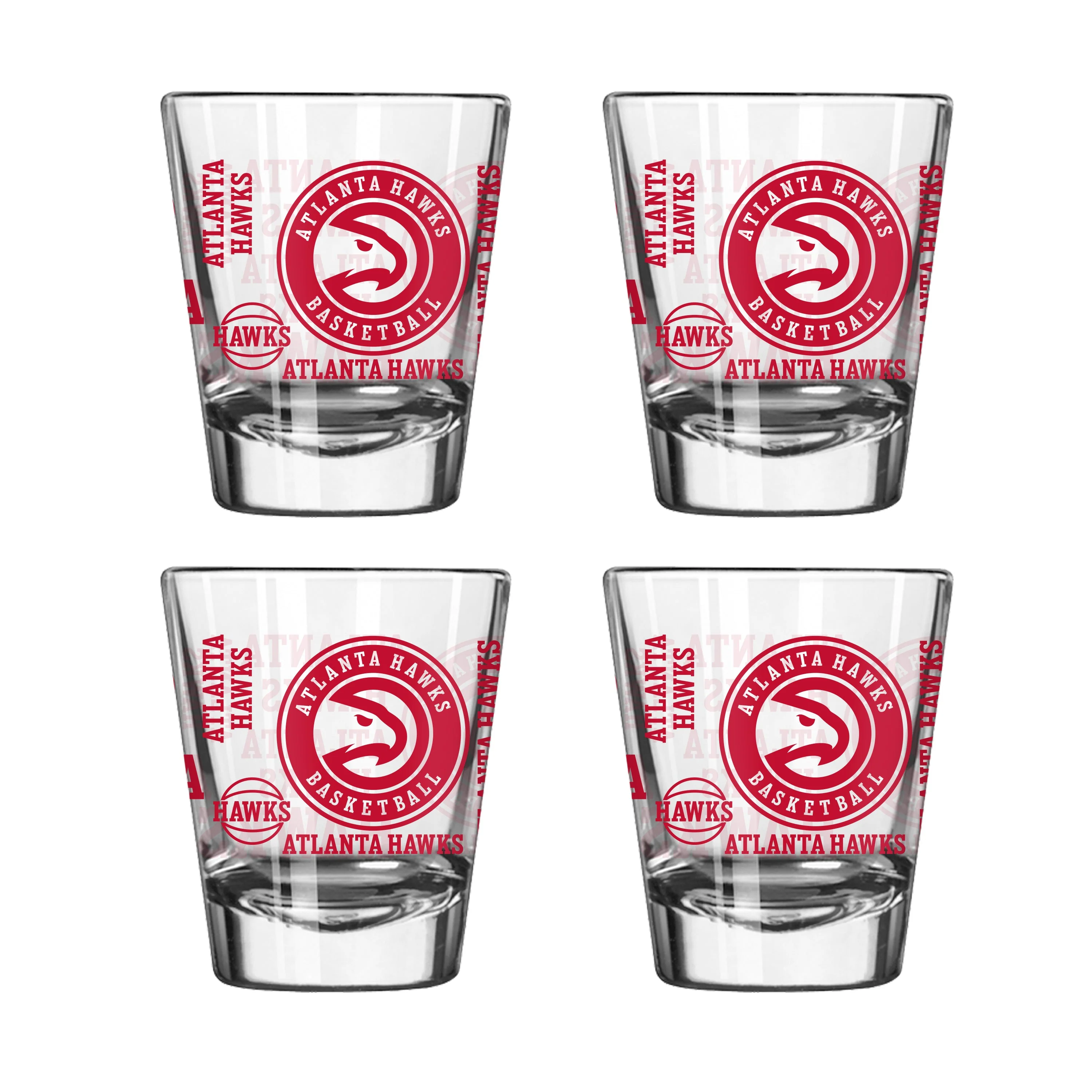 Atlanta Hawks 4pk Spirit 2oz Shot Glass