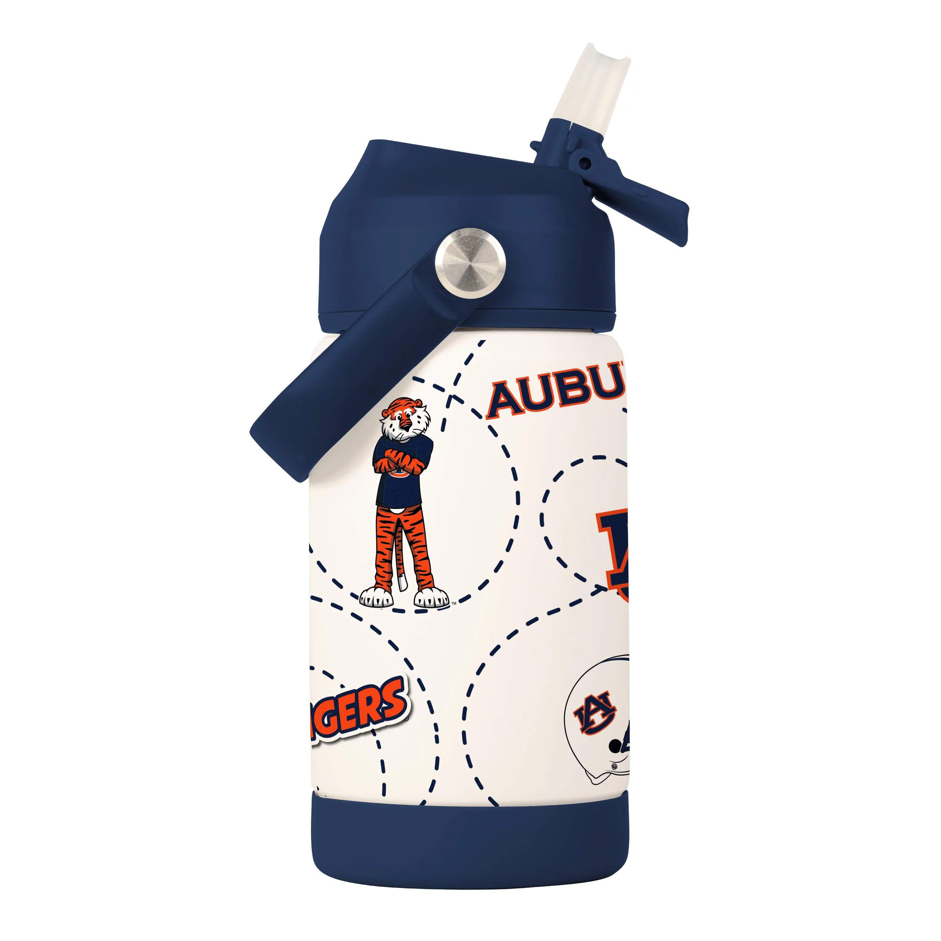 Auburn Tigers 12oz Mascot SS Kids Bottle