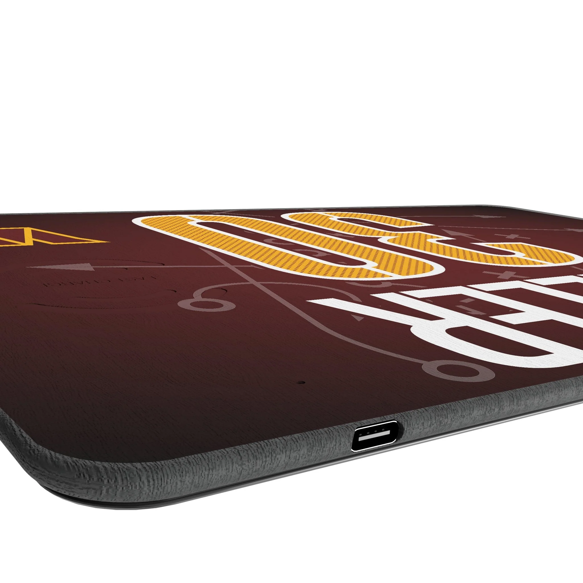Austin Ekeler Washington Commanders 30 Game Tactic 15-Watt Wireless Charger and Mouse Pad - Image 3