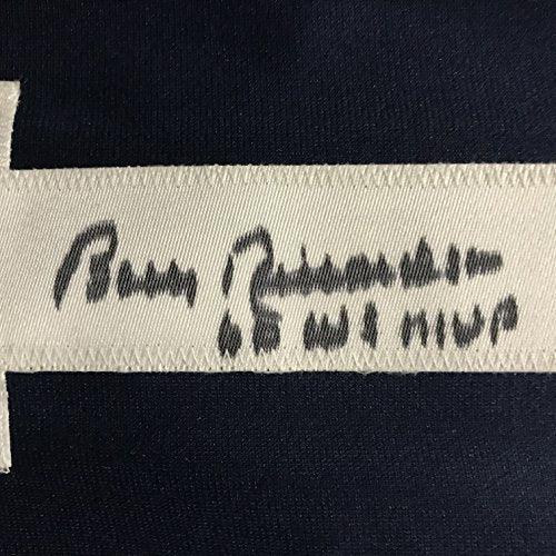 Autographed/Signed Bobby Richardson"60 WS MVP" New York Blue Baseball Jersey JSA COA - Image 3