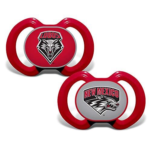 Baby Fanatic NCAA Legacy Infant Pacifiers, New Mexico Lobos, 2 Pack