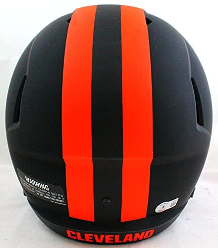 Baker Mayfield Autographed Cleveland Browns F/S Eclipse Speed Helmet - Beckett W Silver - Image 3