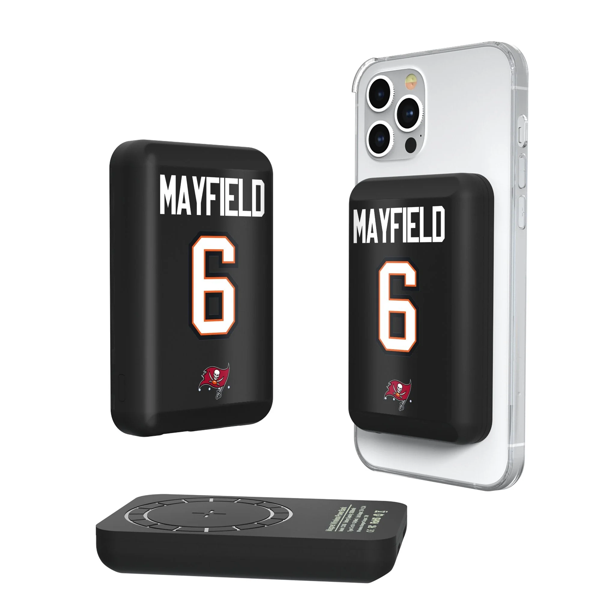 Baker Mayfield Tampa Bay Buccaneers 6 Ready Wireless Mag Power Bank