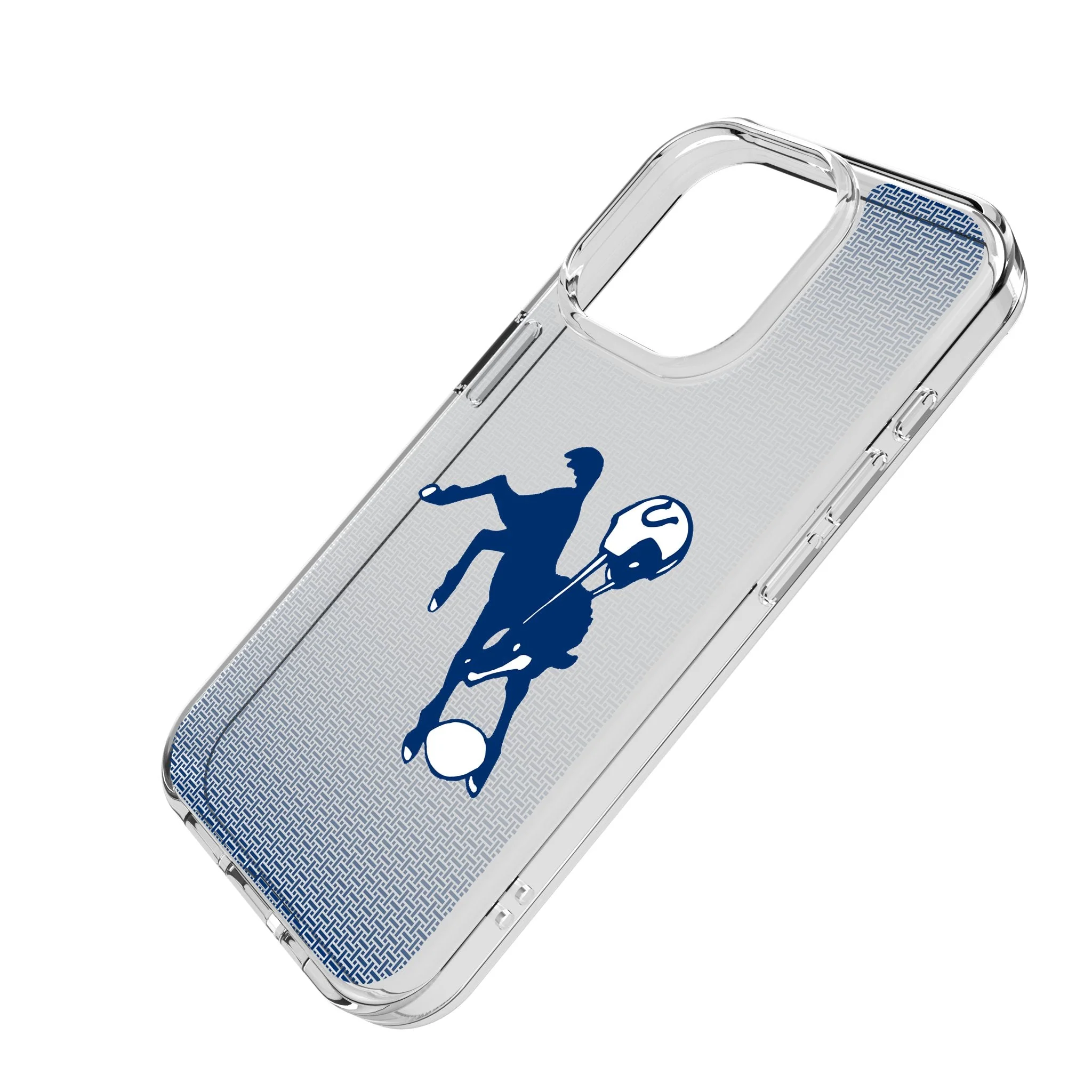 Baltimore Colts 1946 Historic Collection Linen Clear Phone Case for Apple iPhone - Image 2