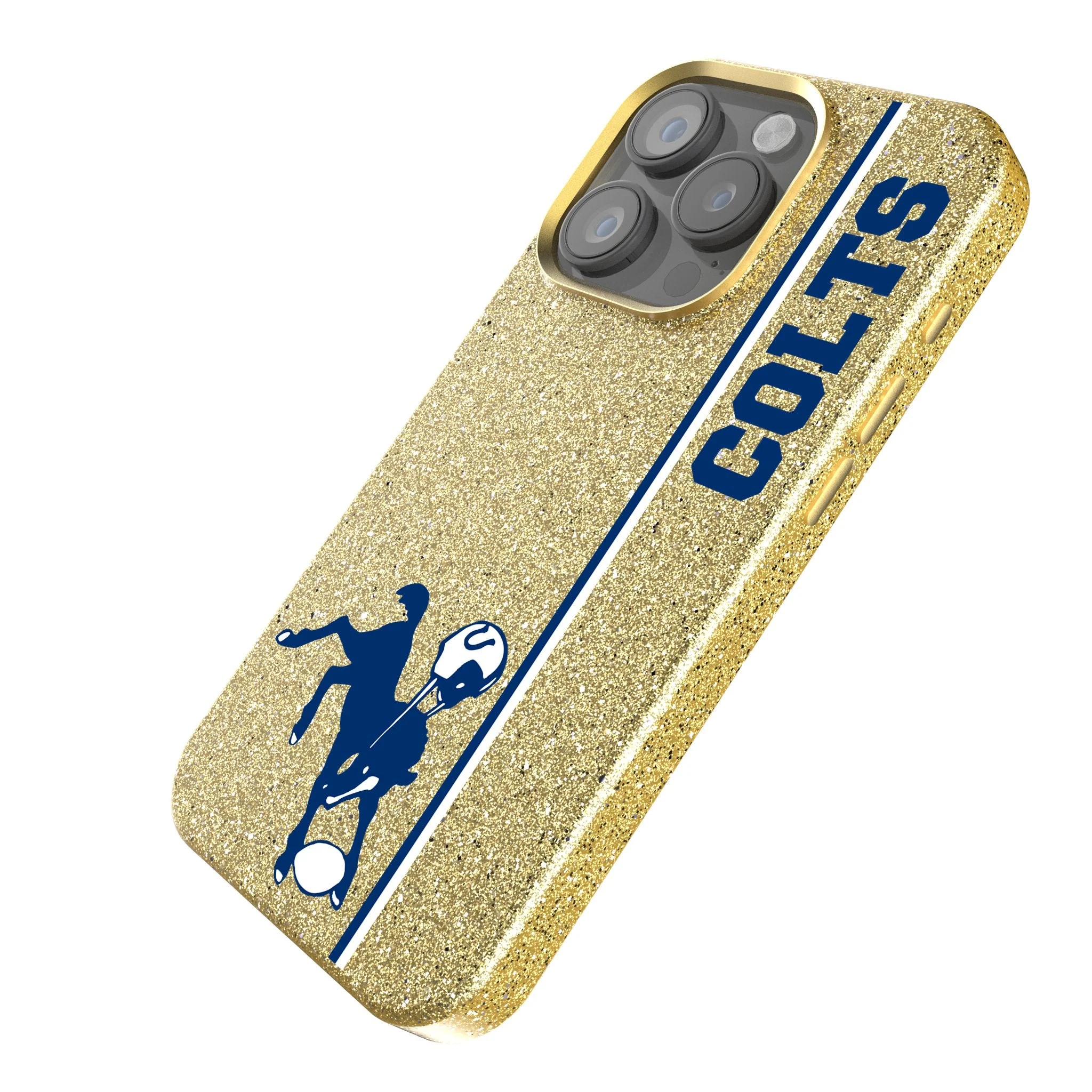 Baltimore Colts 1946 Historic Collection Sidebar Bling Phone Case - Image 2