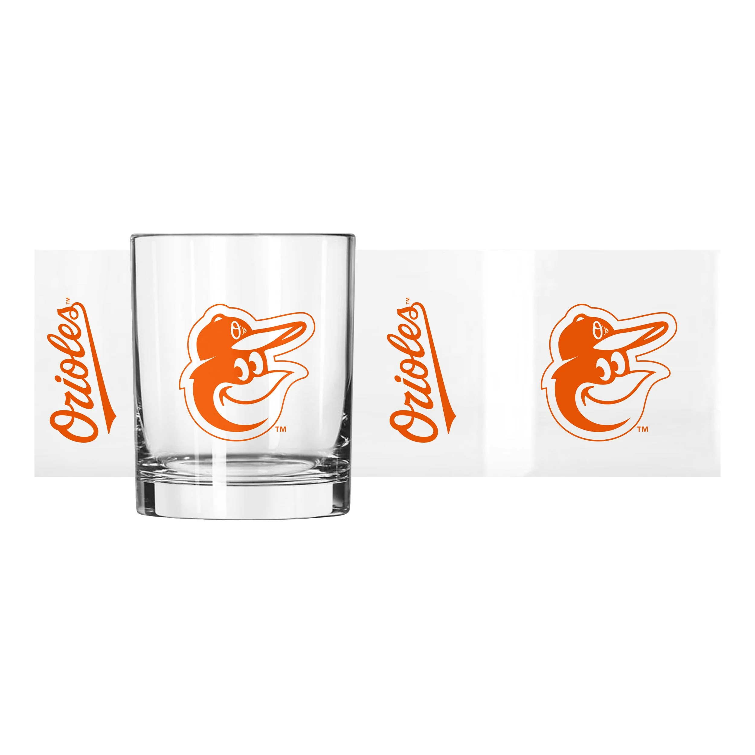 Baltimore Orioles 14oz Gameday Rocks Glass - Image 2