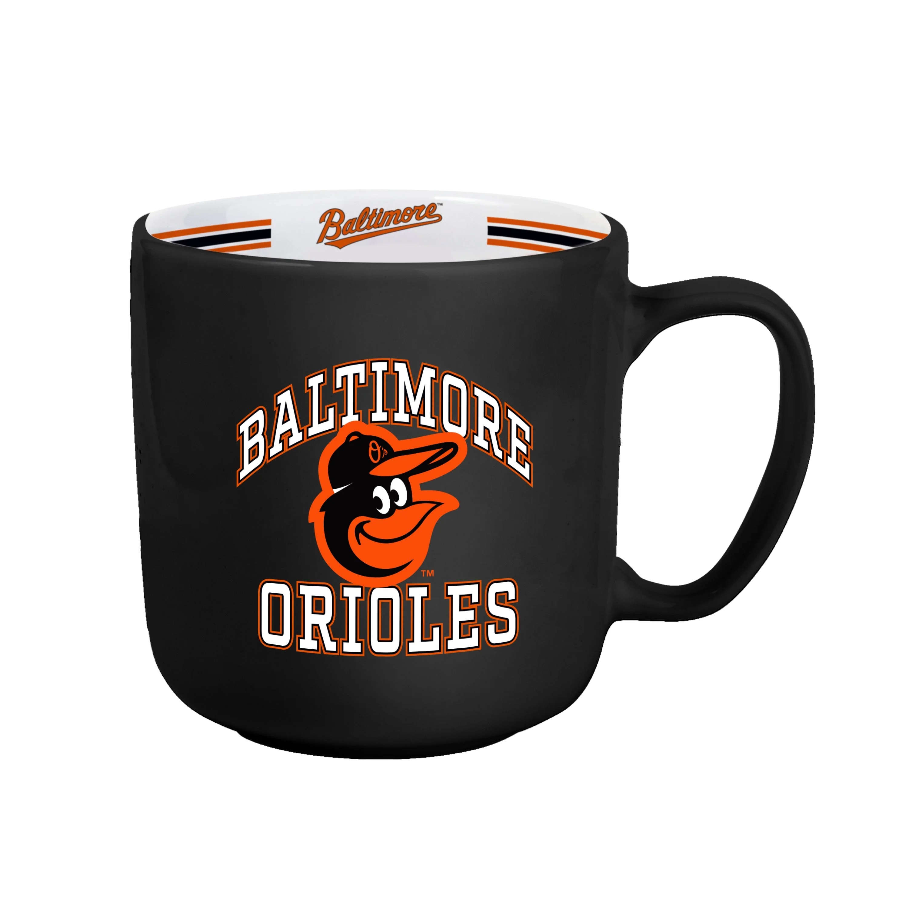 Baltimore Orioles 15oz Stripe Mug - Image 2