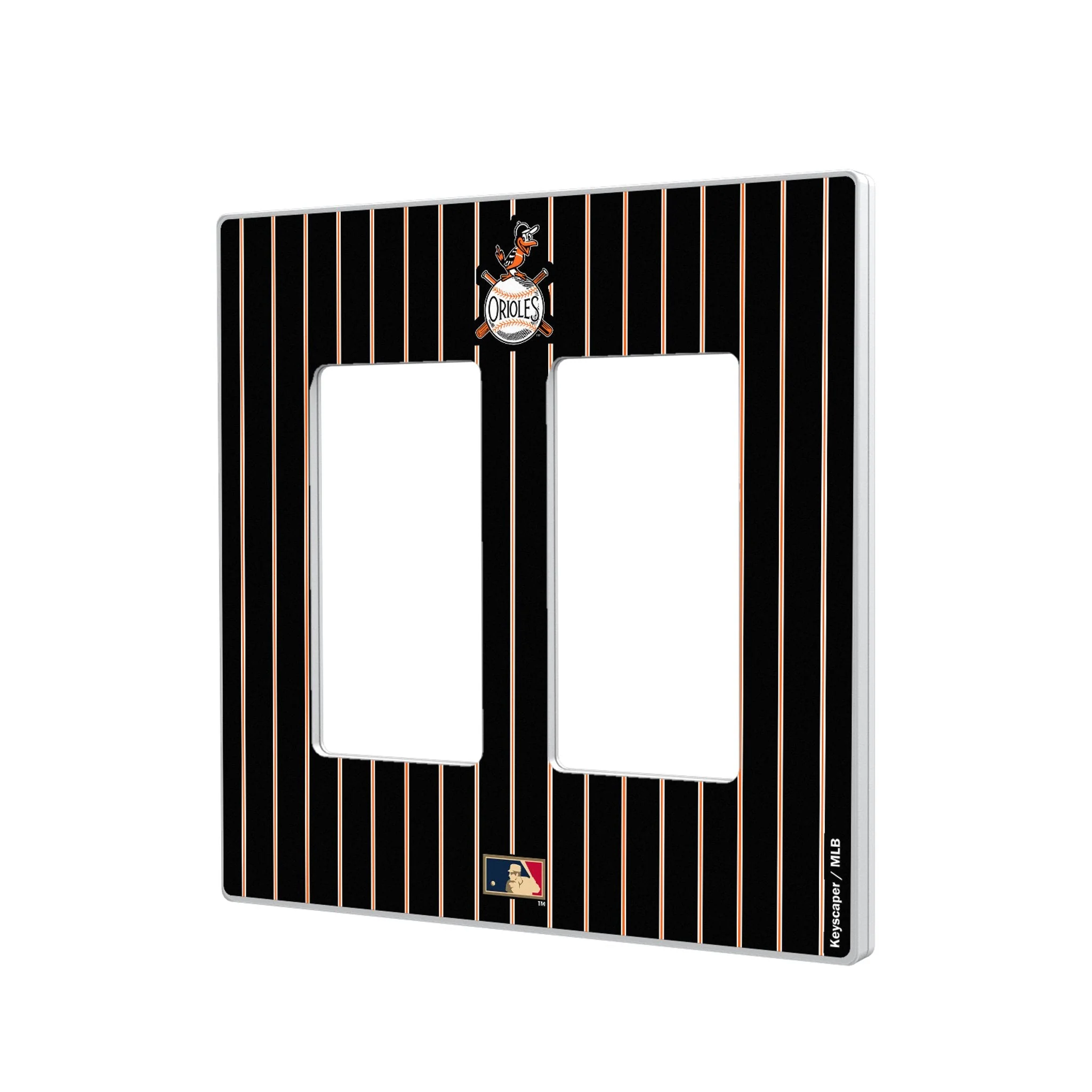 Baltimore Orioles 1954-1963 - Cooperstown Collection Pinstripe Hidden-Screw Light Switch Plate - Image 4