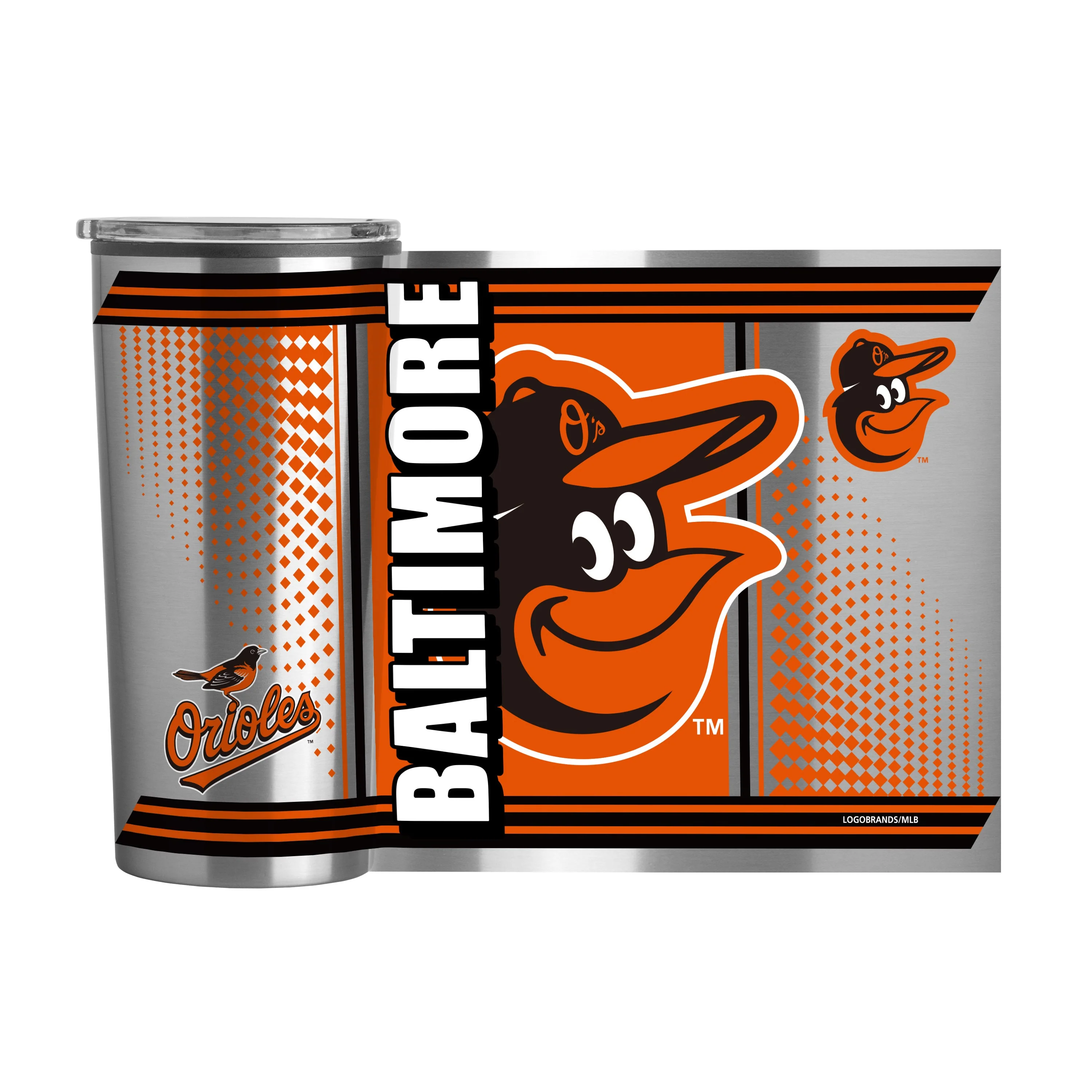 Baltimore Orioles 20oz Hero Fusion Tumbler - Image 2