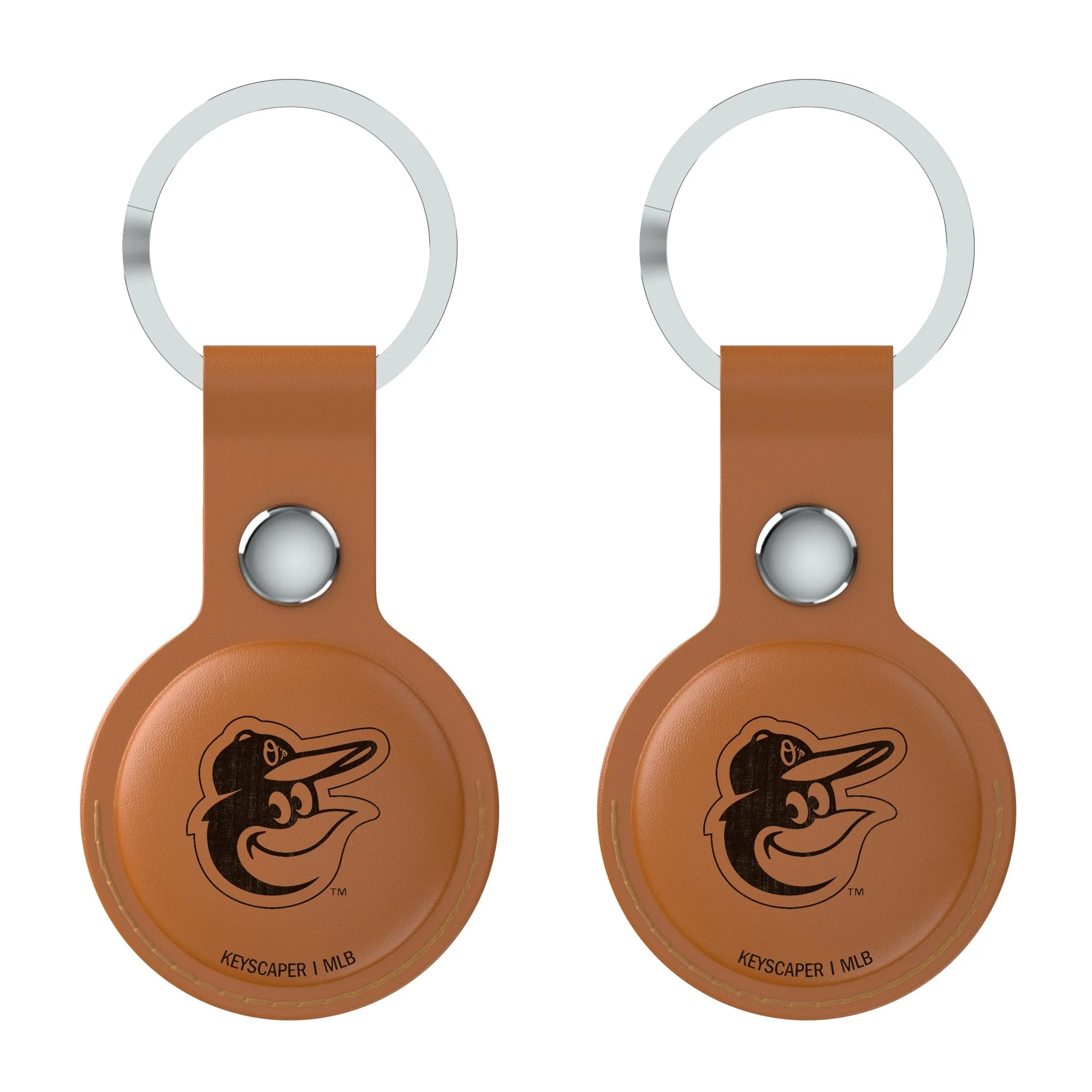 Baltimore Orioles Burn Brown Airtag Holder 2-Pack - Image 2