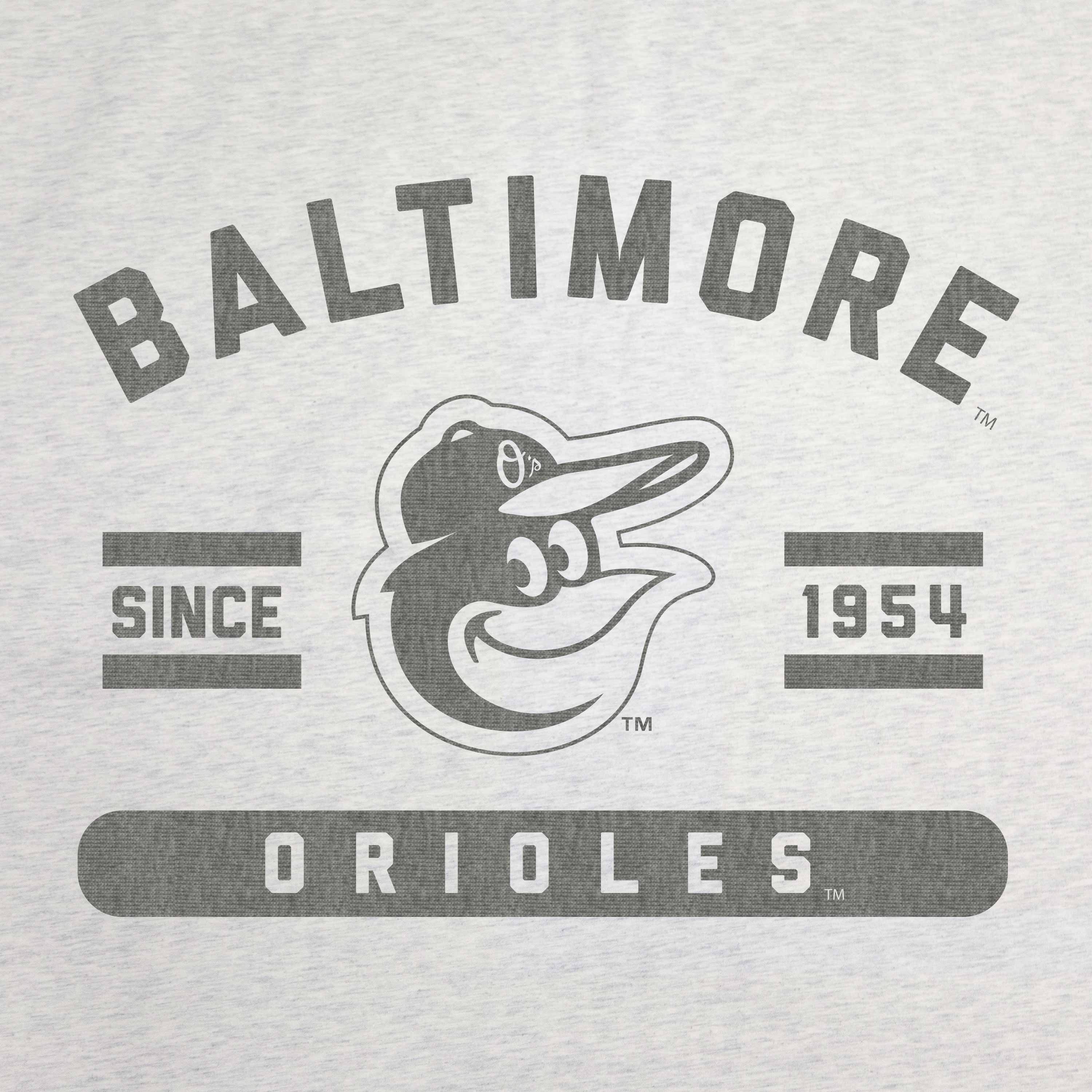 Baltimore Orioles Oatmeal Sweatshirt Blanket - Image 2