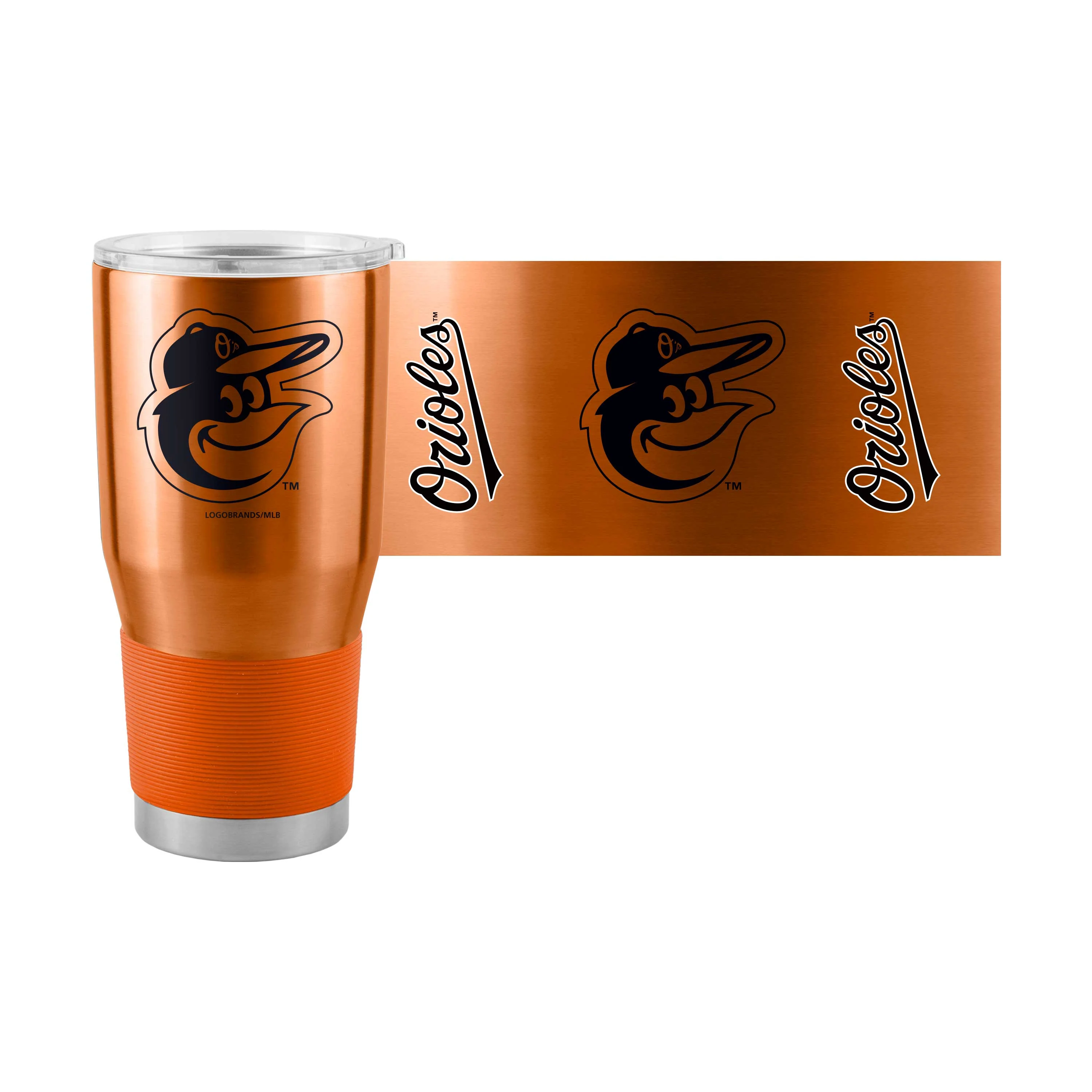 Baltimore Orioles Orange 30oz Gameday Stainless Tumbler - Image 2