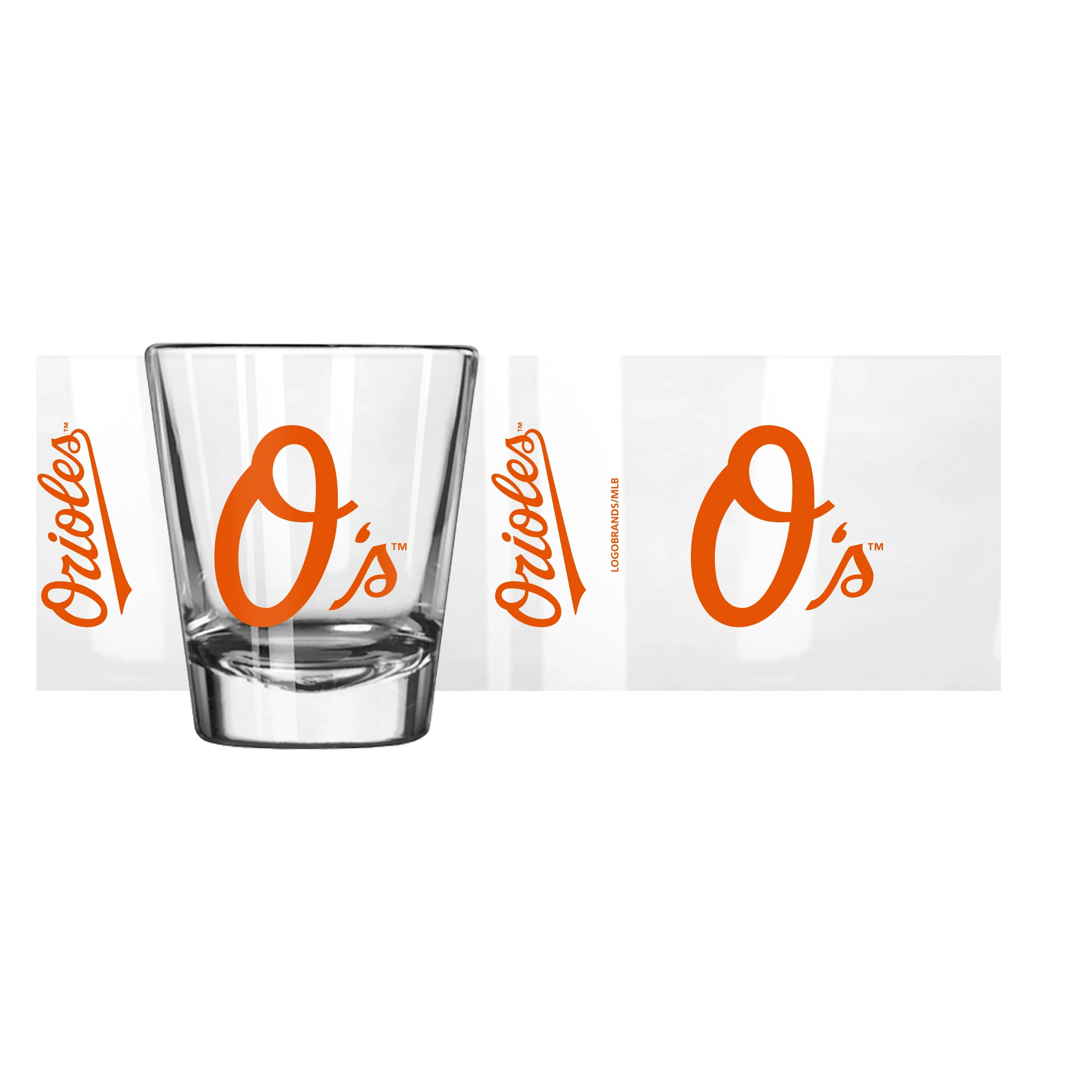 Baltimore Orioles O's 2oz Gameday Shot Glass - Image 2