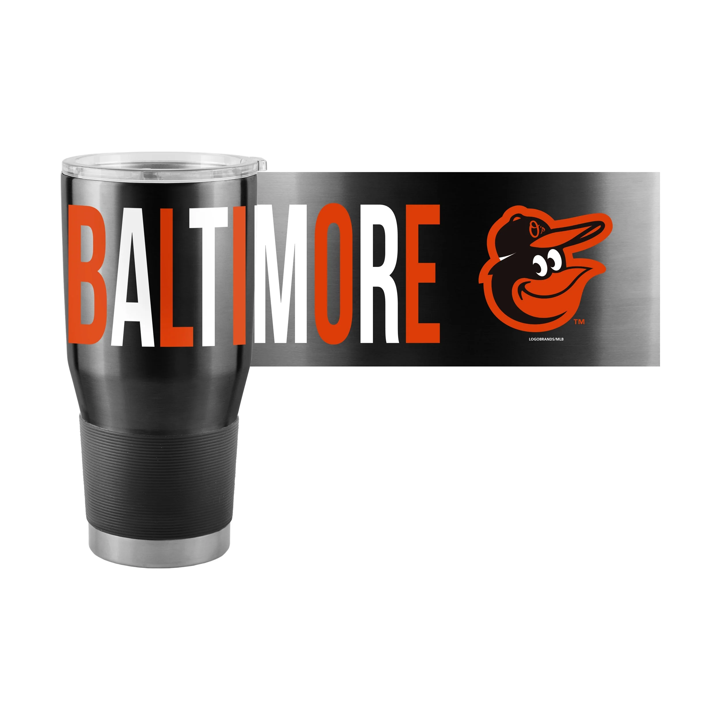 Baltimore Orioles Overtime 30 oz Stainless Tumbler - Image 2