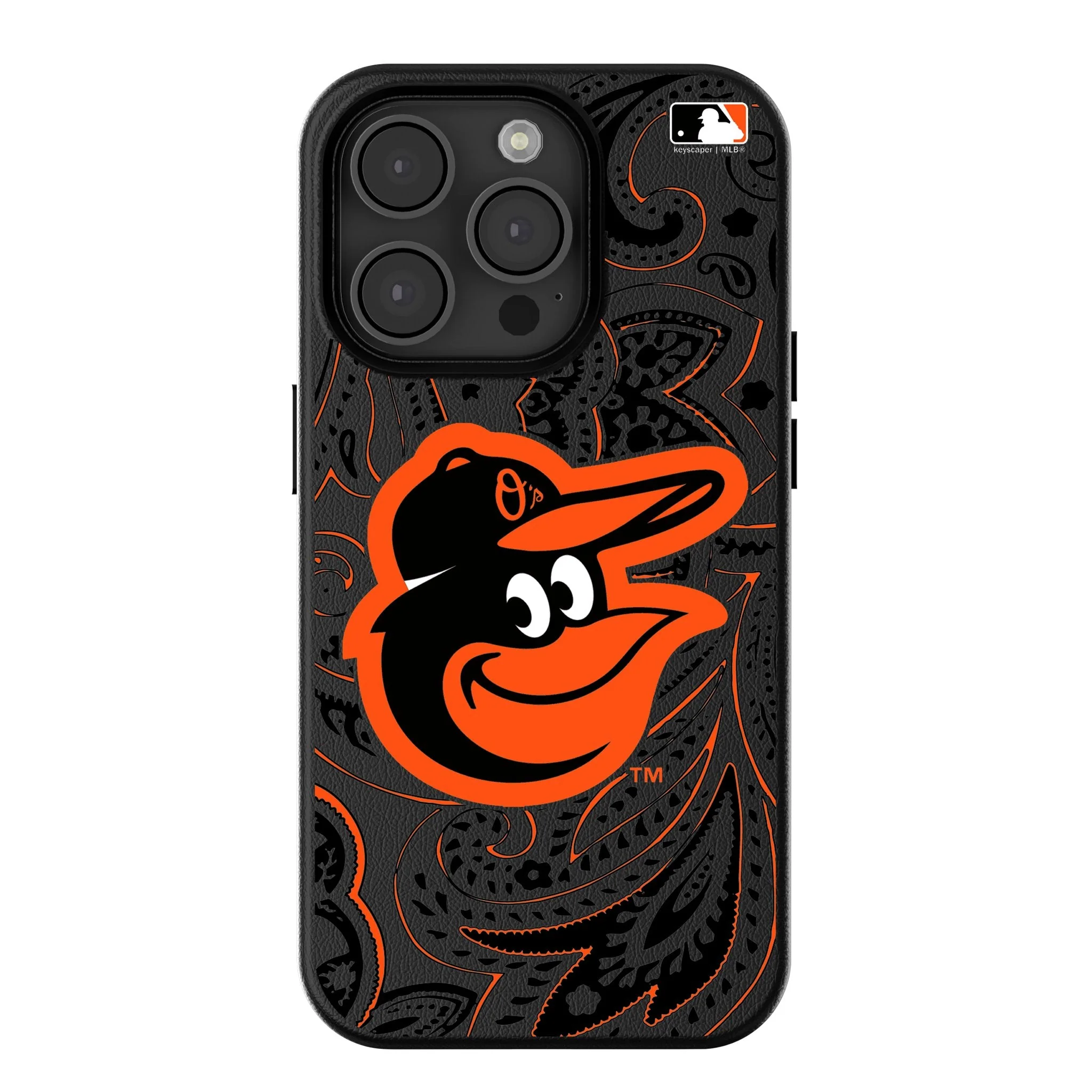 Baltimore Orioles Paisley MagSafe Compatible Phone Case for Apple iPhone